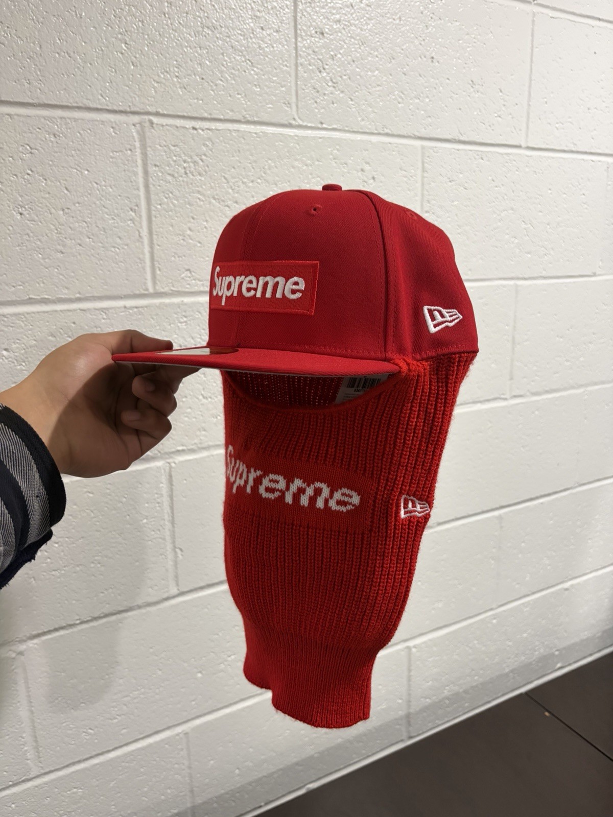 Supreme New Era Box Logo 59Fifty Balaclava Cap *IN HAND, SAMEDAY SHIPPING*