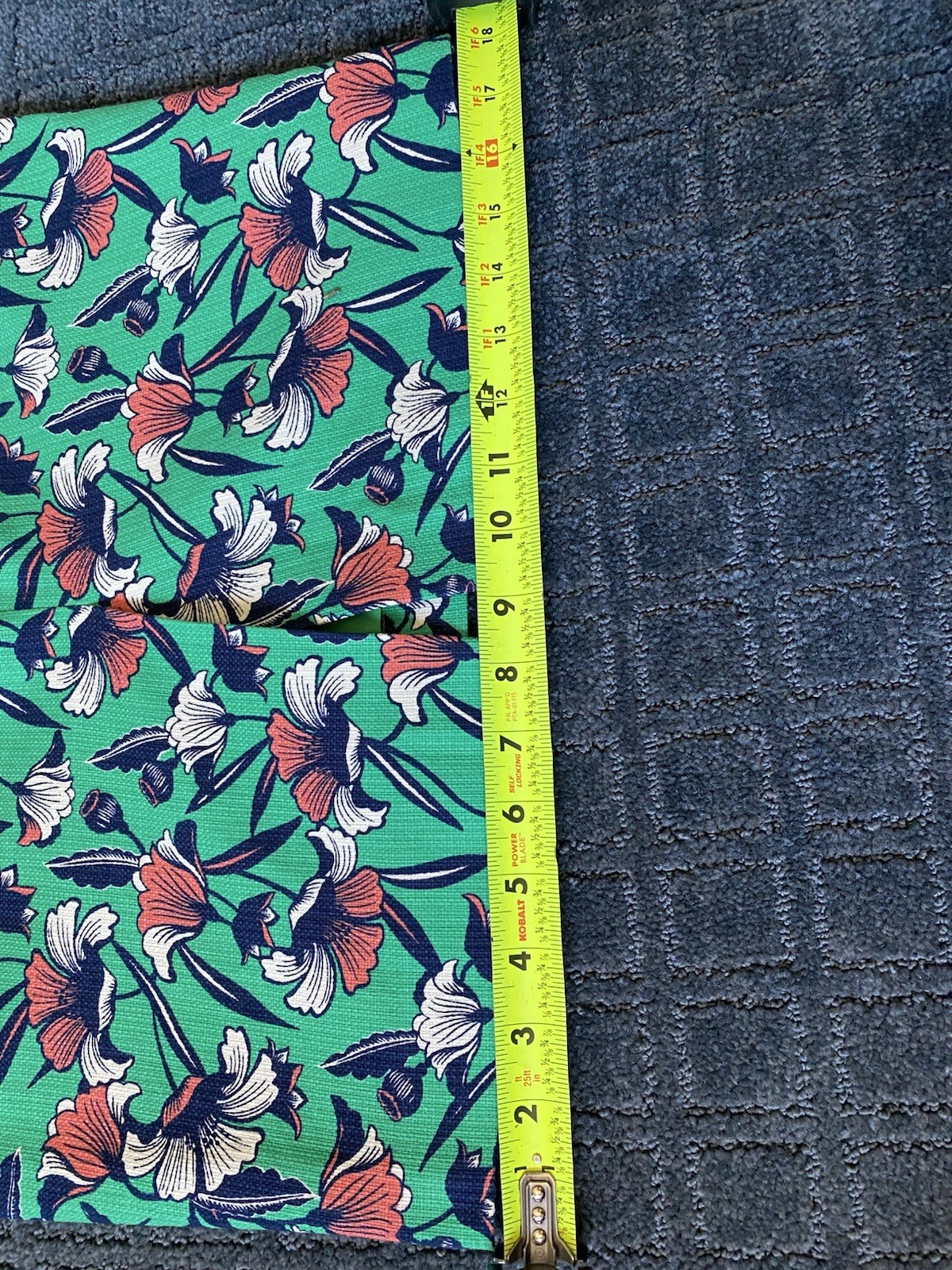 J.CREW Green Multicolor Floral A-Line Short Skirt Lined Zip Twill Size 2