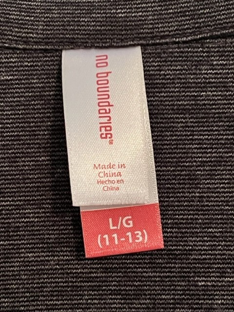 no boundaries (Size L (11-13) Long-Sleeved, Collared/Lapel, Gray Shades Blazer
