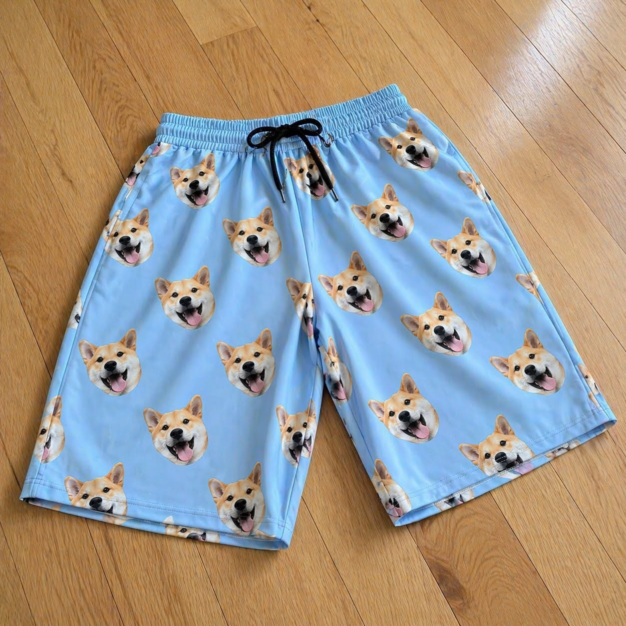 Custom Pet Face Shorts with Photo – Personalized Dog Pajama Shorts, Funny Pet Gi