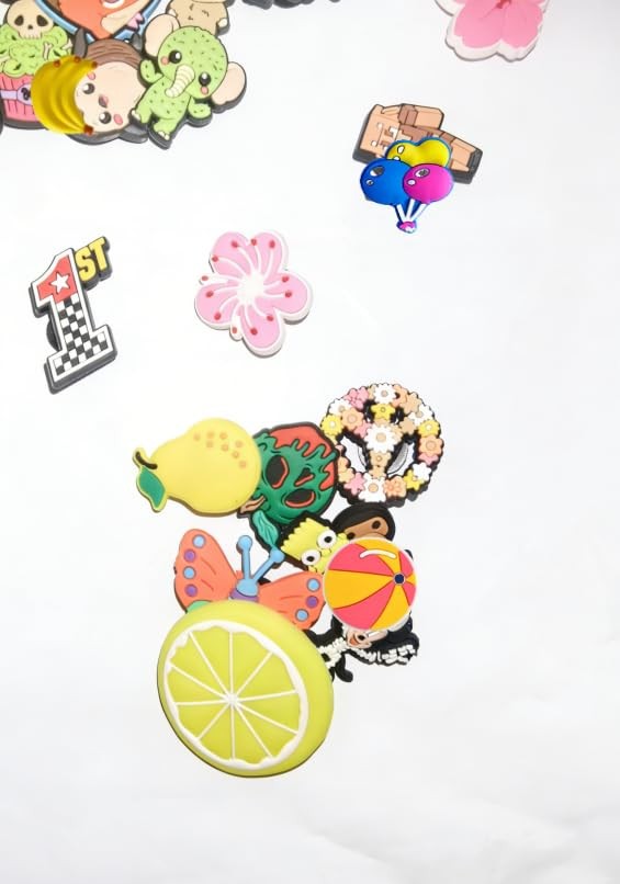 TSEOTKV Random Cute Shoe Charms, Assorted Multiple Colors Lovely Design Shoe …