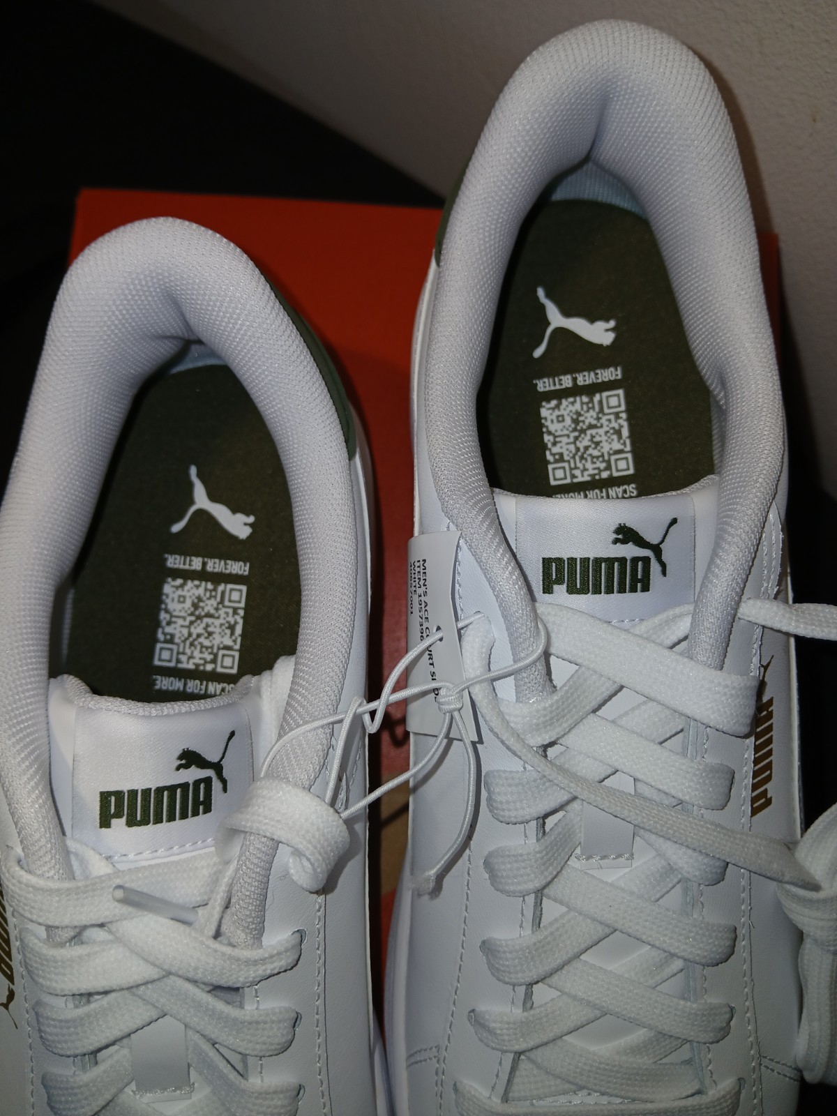 NEW w/BOX! PUMA ACE COURT SNEAKERS ~~ MEN’S SZ US 10/ UK 9 * * FREE SHIPPING