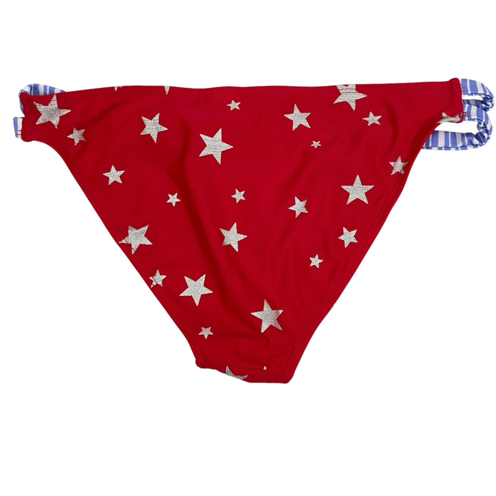 California Waves Juniors Bikini Size L Top ~ Size M Bottom ~Stars Stripes