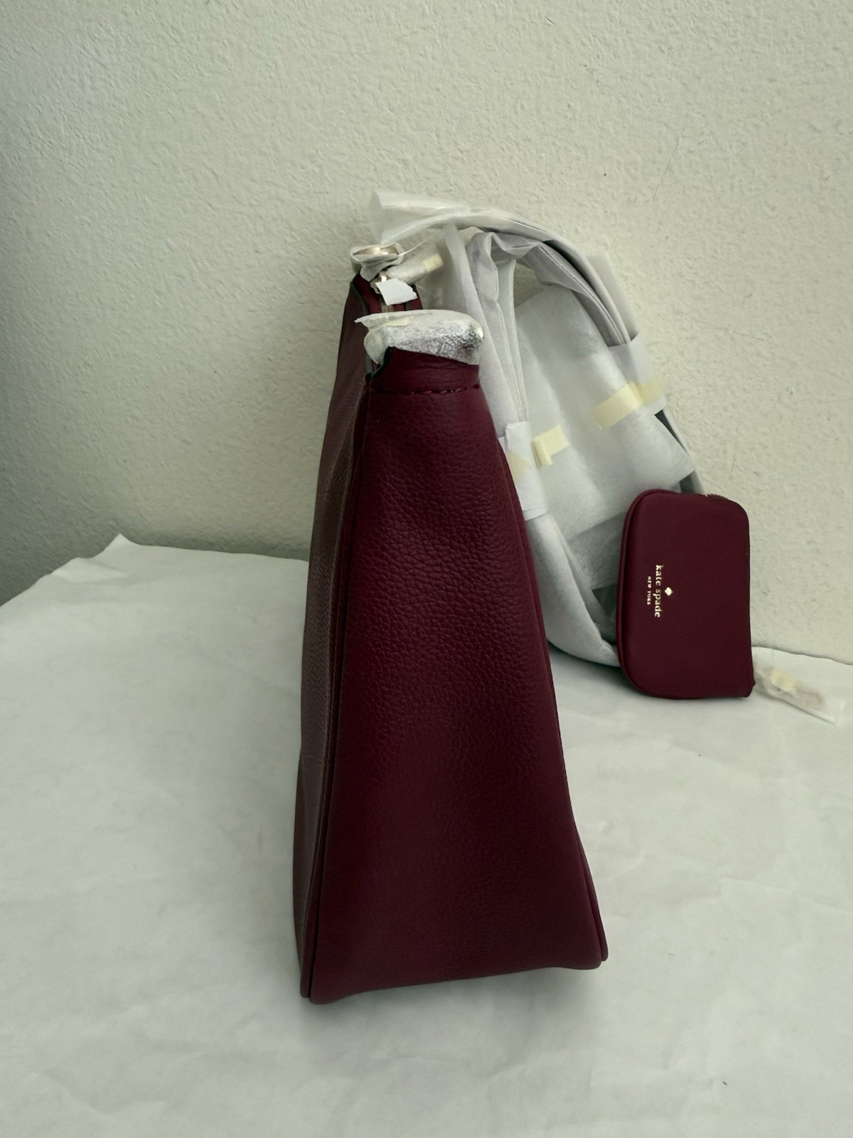 NWT KATE SPADE Rosie Shoulder Crossbody Leather Bag $399 Dark Raspberry