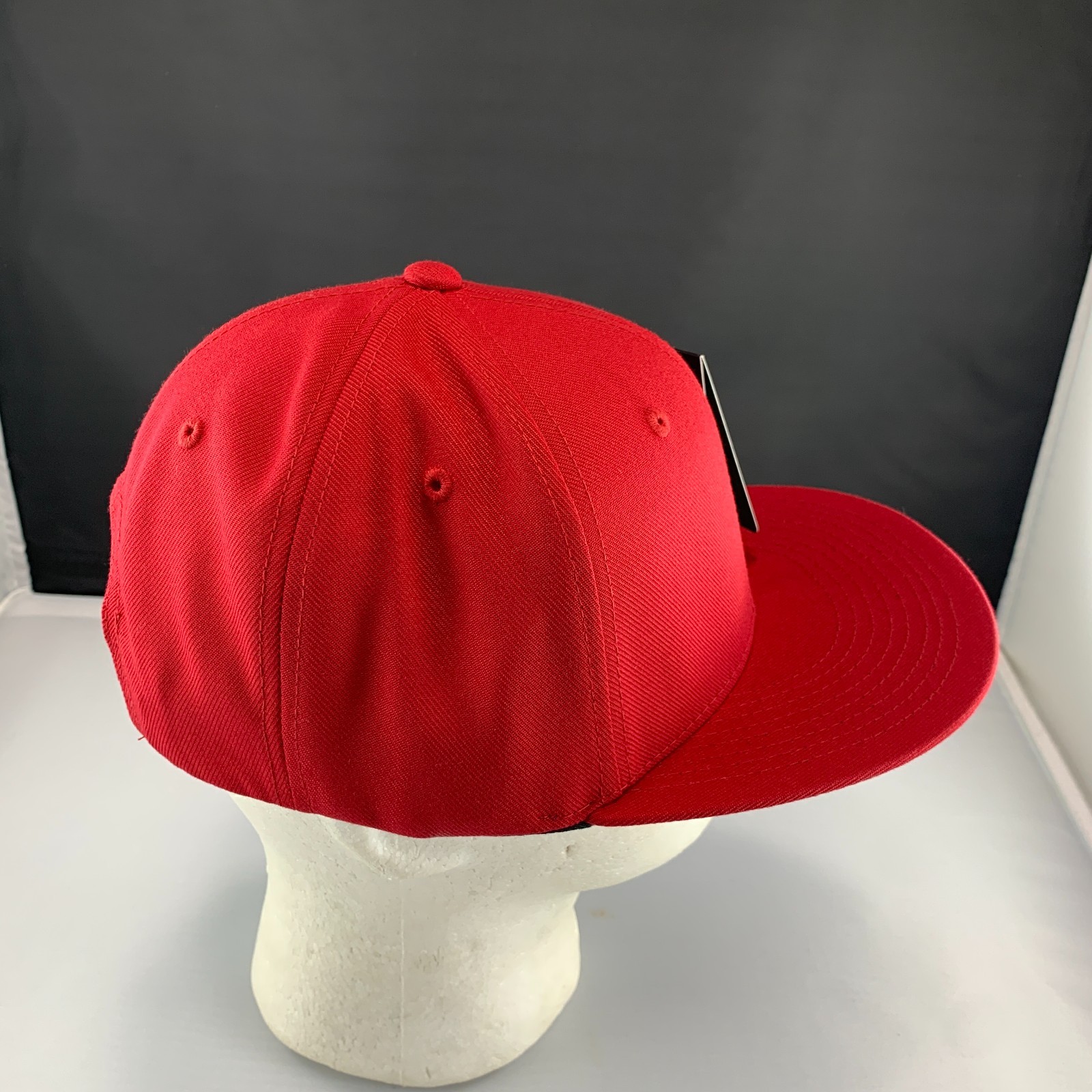 New Decky 6020 Snapback Hat Acrylic Blank Flat Bill High Crown One Size Cardinal
