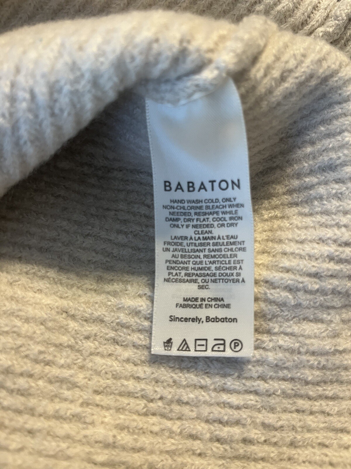 ARITZIA Babaton 100% Merino Wool Mock Neck Sleeveless Cream Sweater Dress Sz S