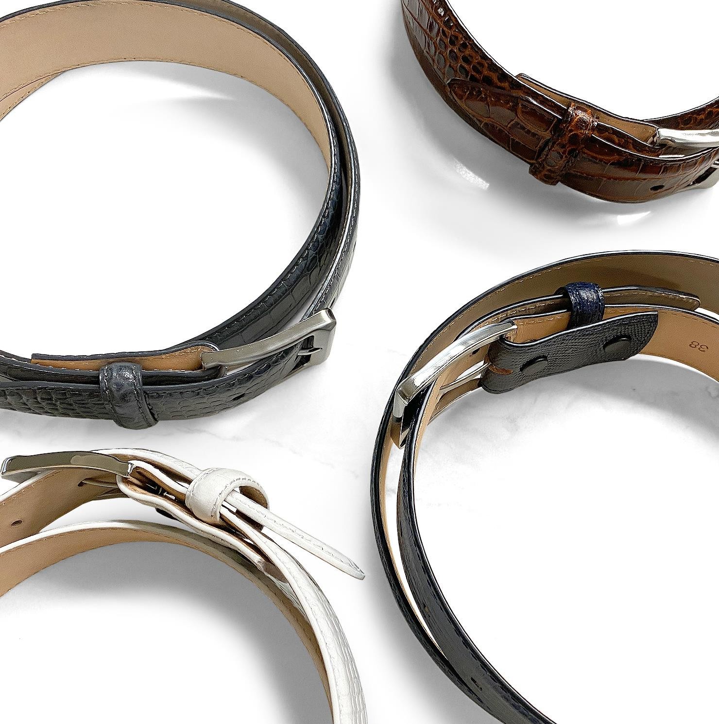 Grove Dress Belt Italian Calfskin Genuine Leather Casual Belt 1-3/8″(35mm) Wide