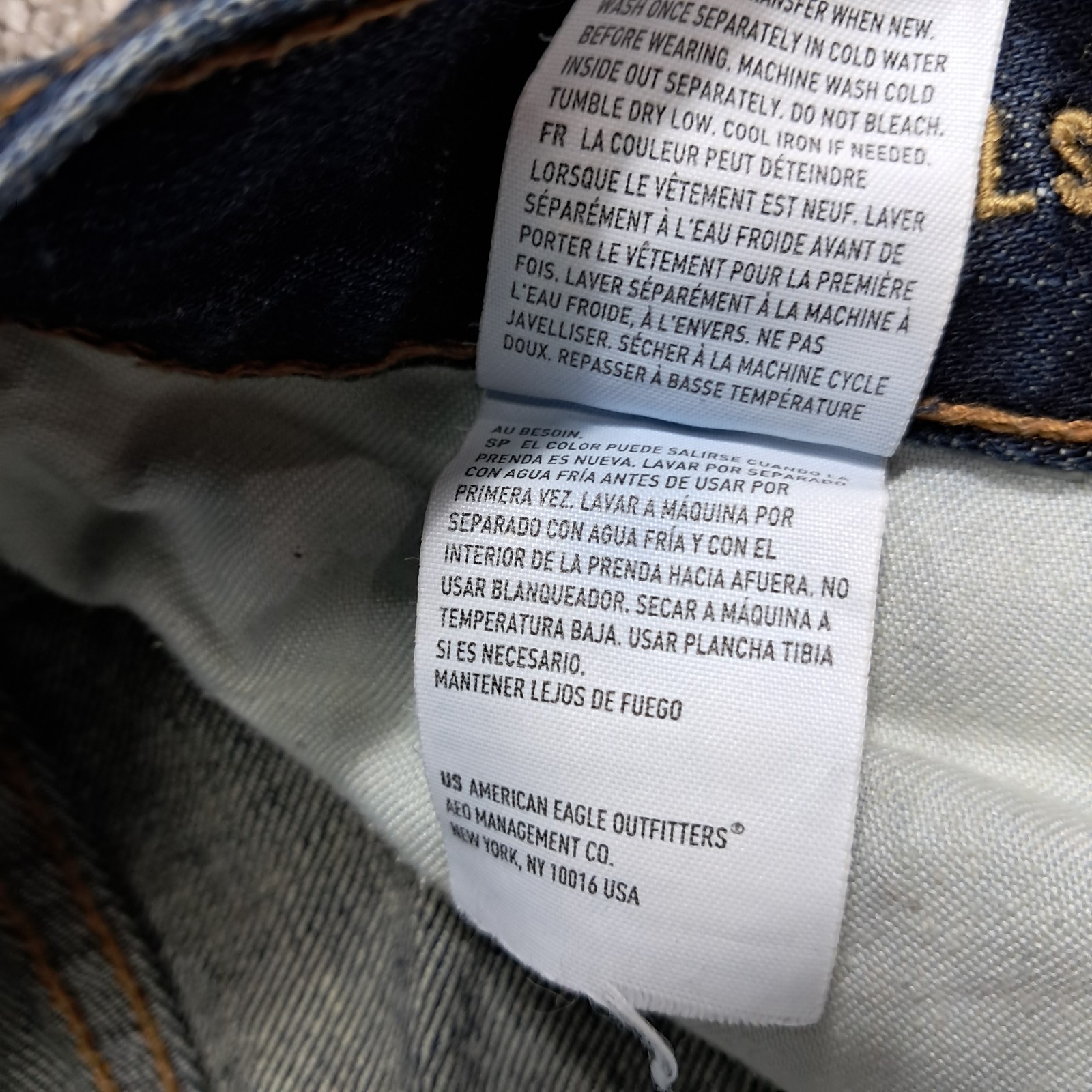 American Eagle Outfitters Women’s Original Straight Jeans Blue 30×36