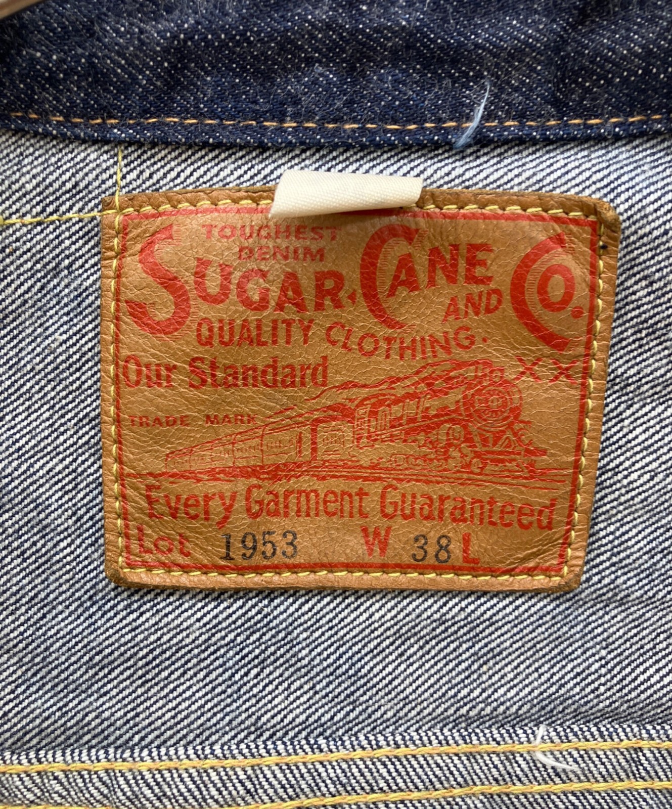 SUGAR CANE SC11953 Model 14.25oz Denim Jacket Type 2 Size 38 Japan