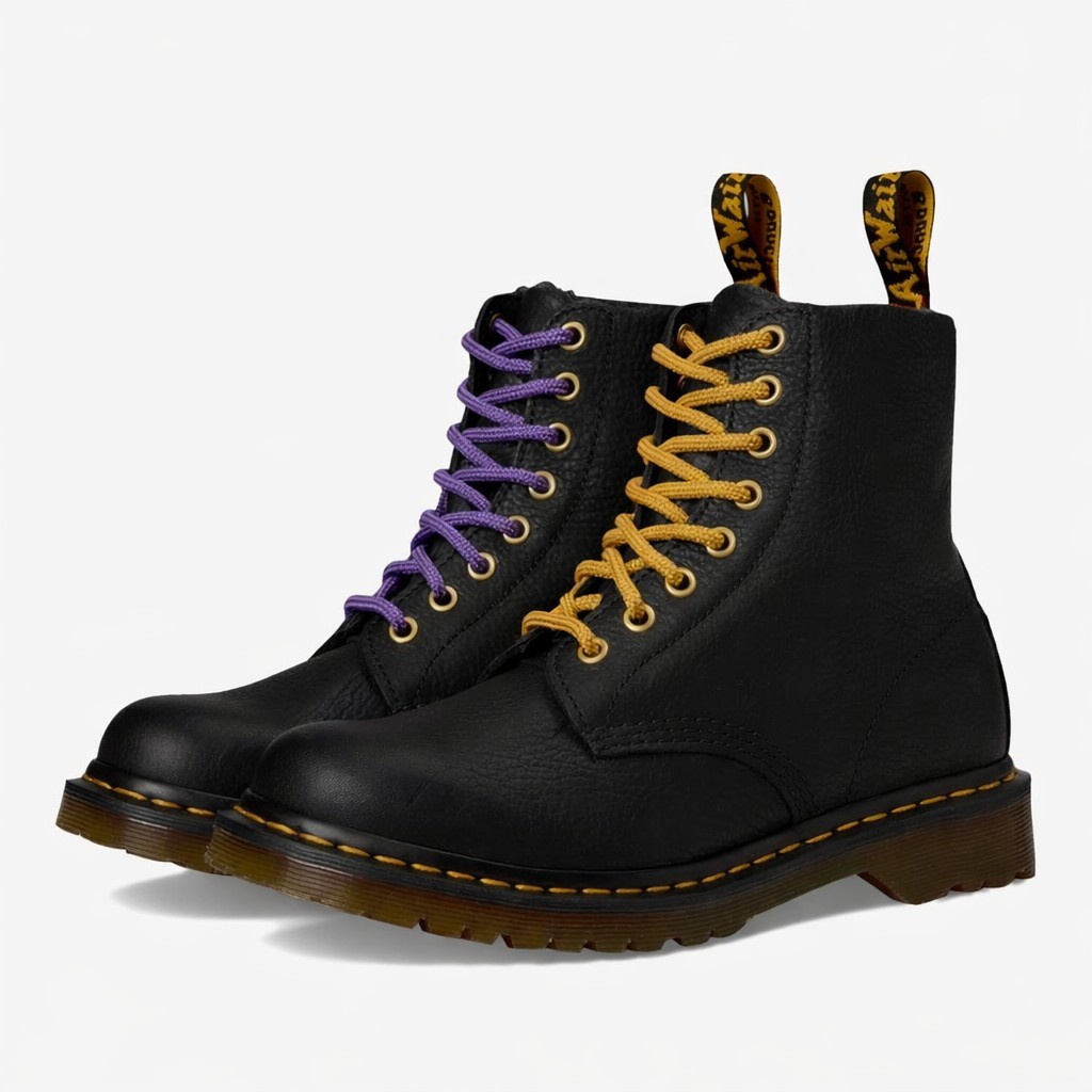 PURPLE x GOLD Paracord WORK BOOT Laces, Heavy Duty Laces With GRIP and Style