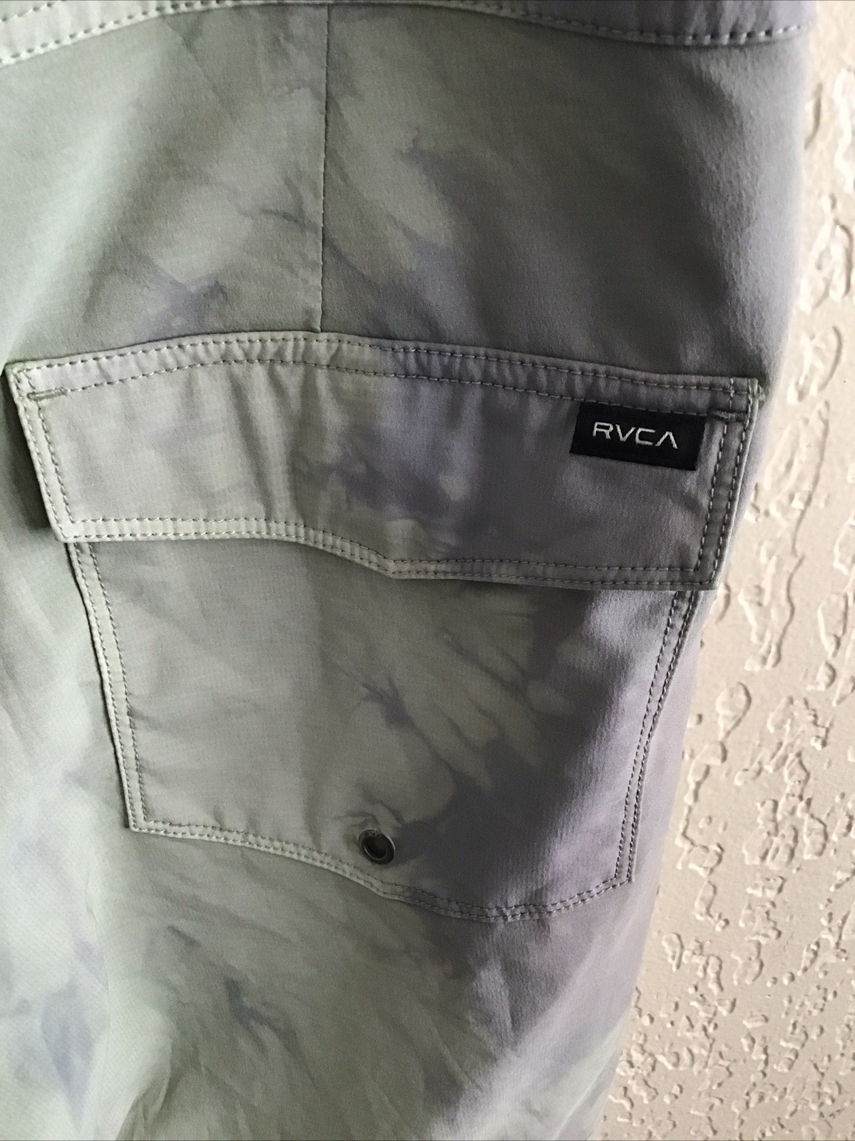RVCA Size Medium Men’s Board Shorts Swim Trunks Palm Tree Shadows New UM