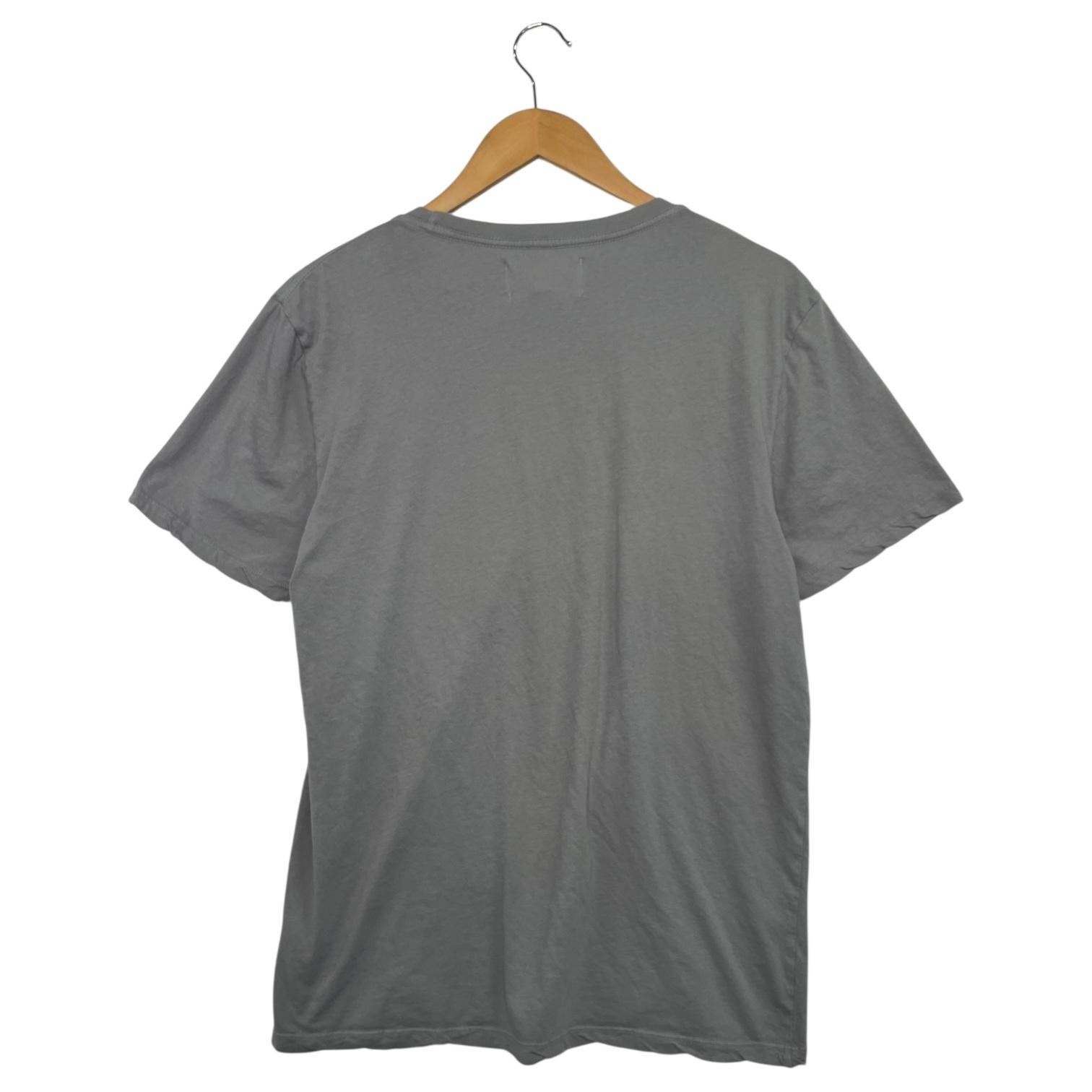 Wheat Shirt Womens Large Gray Crewneck Made USA Cotton Soft Casual Basic Tee