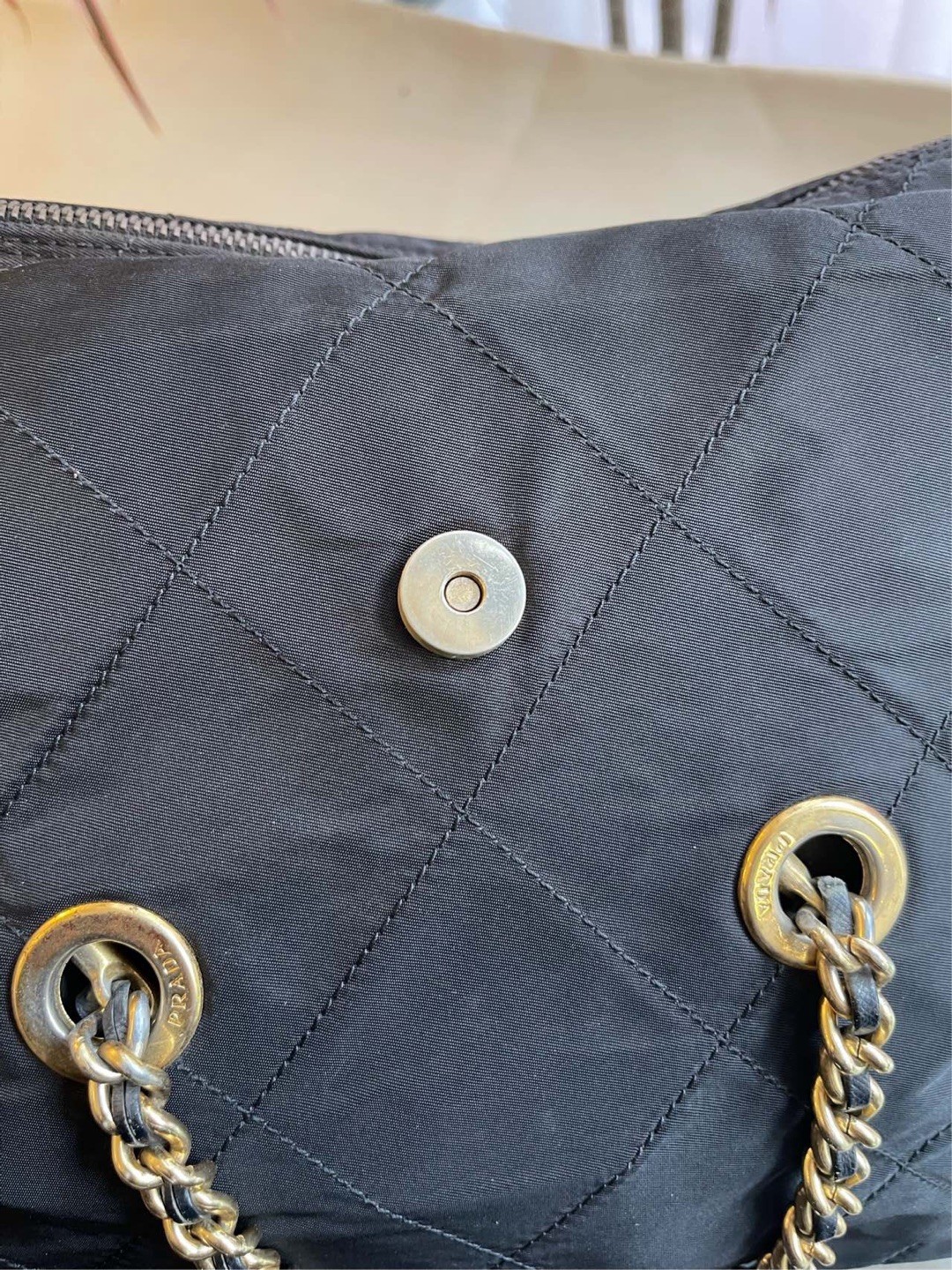 Prada Pre-Owned Authentic Luxury Handbag Black 1BG529_2AOS_F0008_V_COO