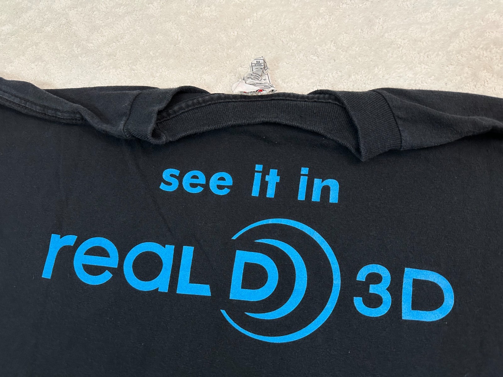 Vintage 2000s 2009 Avatar Movie RealD 3D Promotional Theatre Release T-Shirt XL