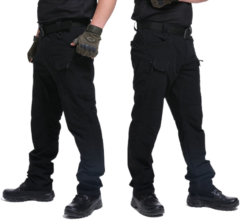 Mens Cargo Pants Tactical Waterproof Work Pants Outdoor Hiking Combat Trousers