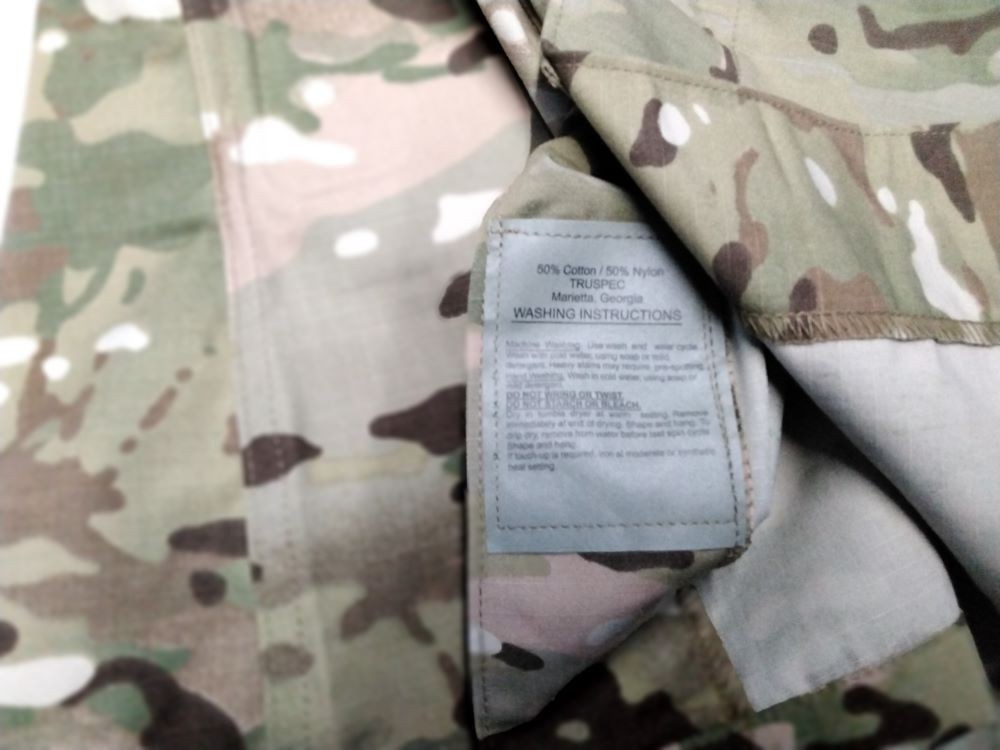 TRU-SPEC NYCO RIpstop Multicam BDU Shirt 2 Pocket W/Sleeve Pockets