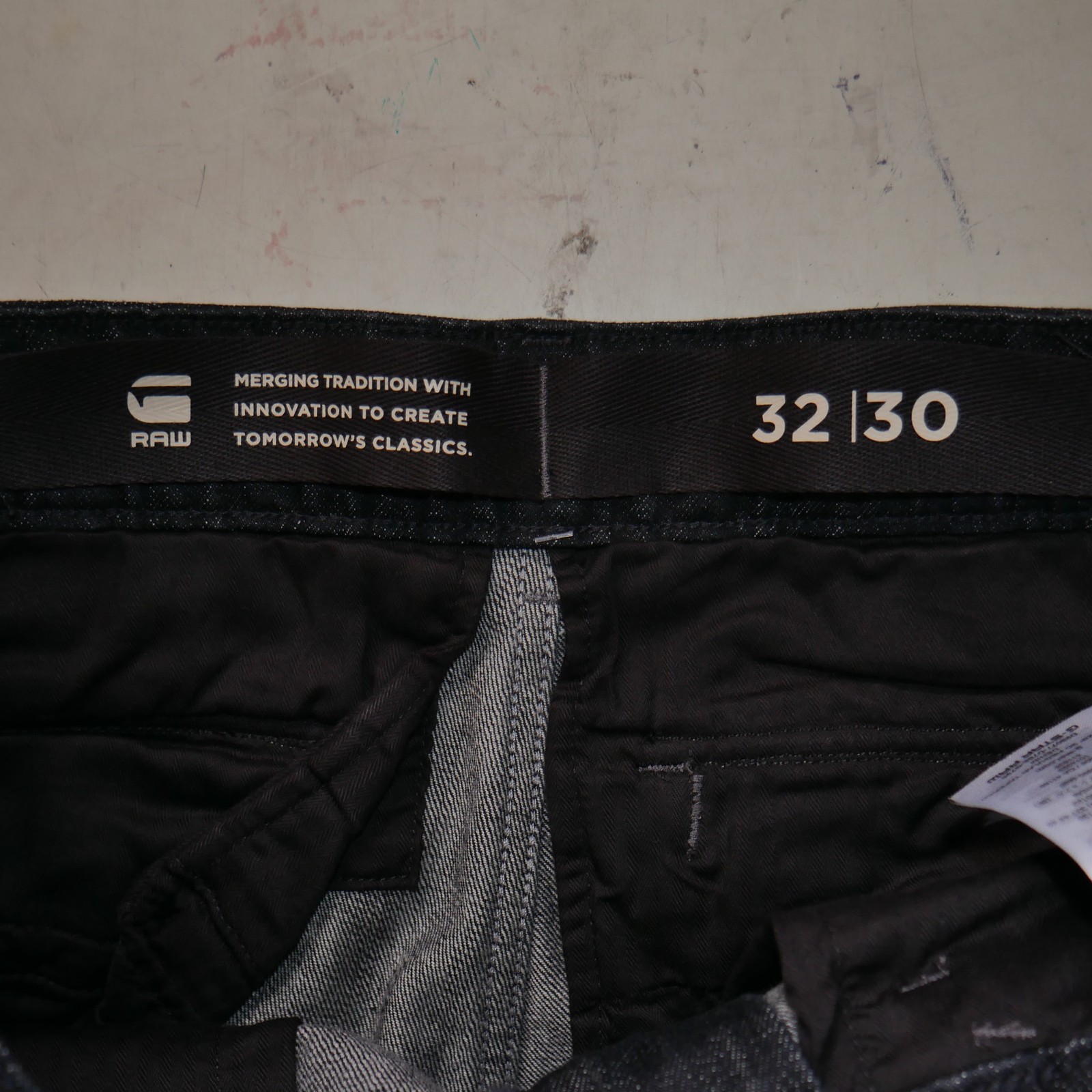 G-Star 3D Cargo Tapered Jeans Mens Size 32×30 Dark Rinse Denim Moto Pants NWT