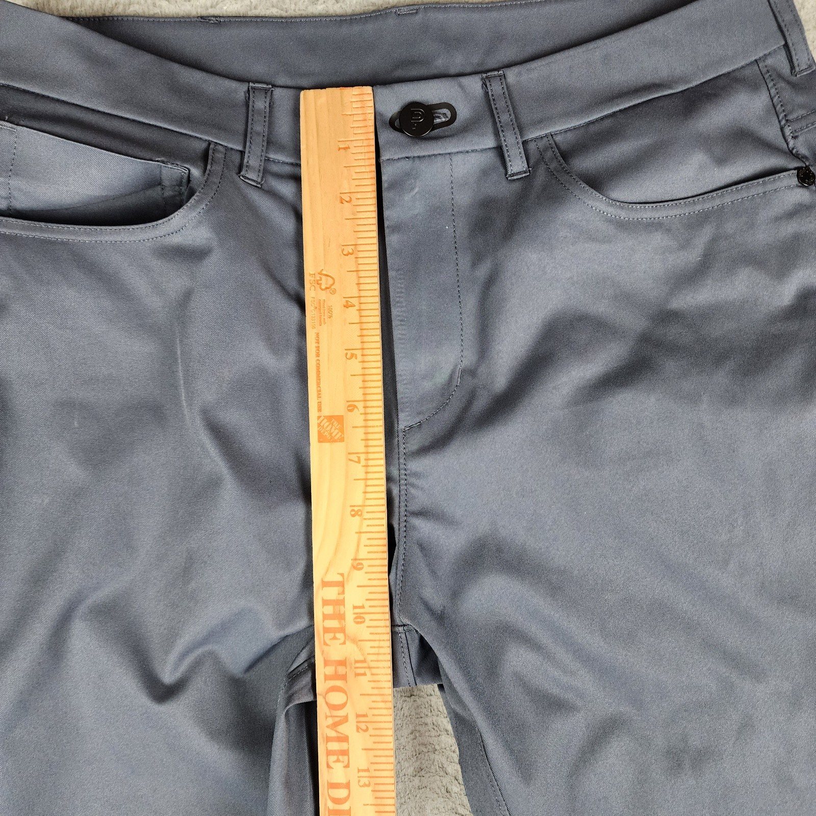 Public Rec Pants Mens 30×30 Gray Chino Golf Performance Outdoor Casual