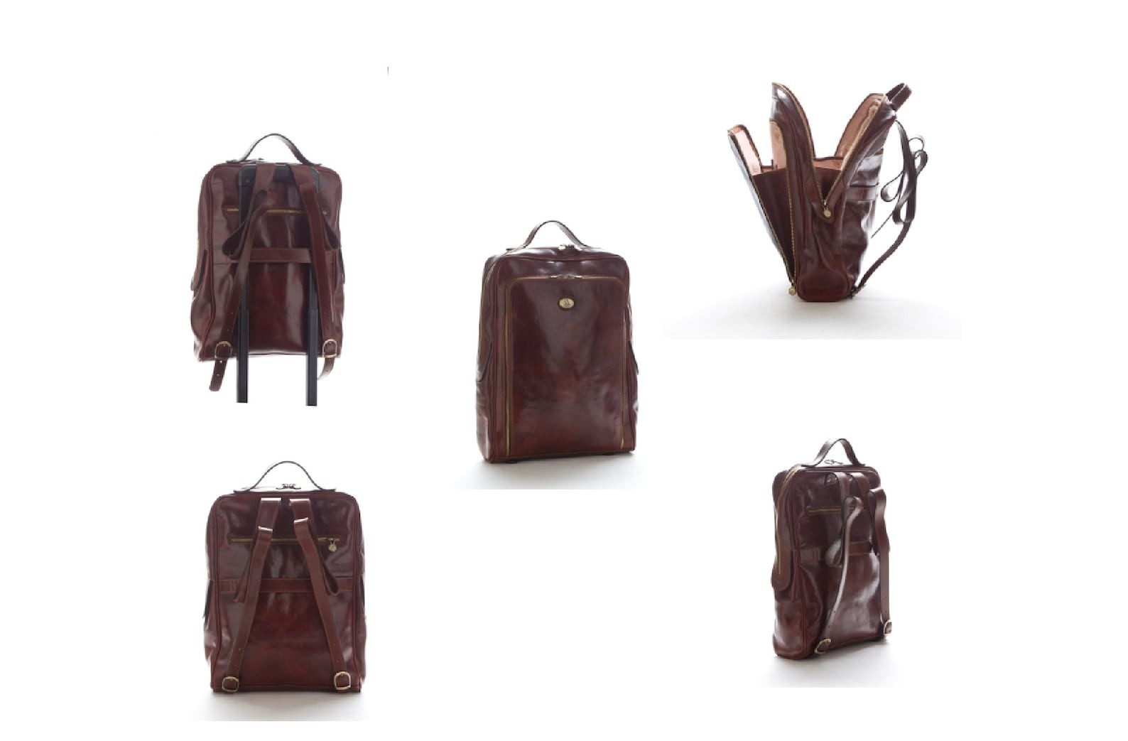 ​Handmade Premium Genuine Leather Backpack – Artisan Crafted Office & Travel Bag