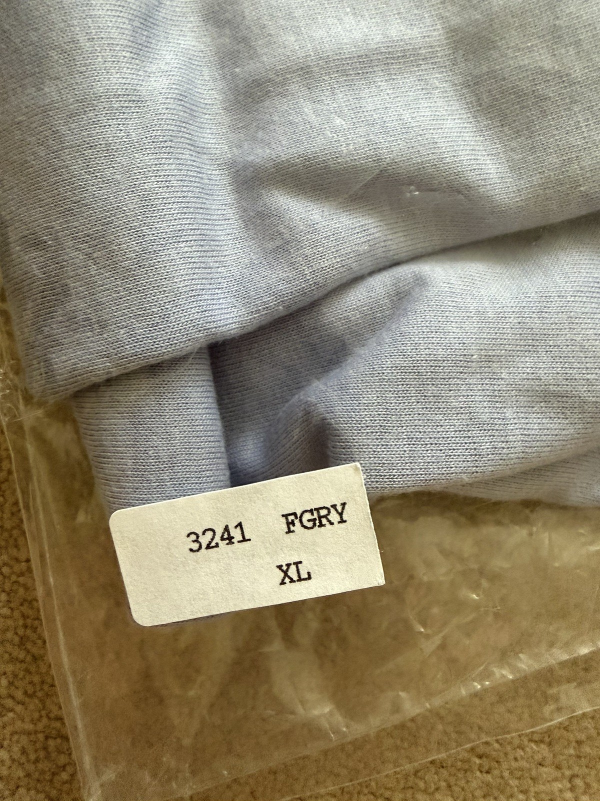 Bonsoir Women’s French Pleat Long Sleeved Jersey Nightdress SOFT Blue Grey XL