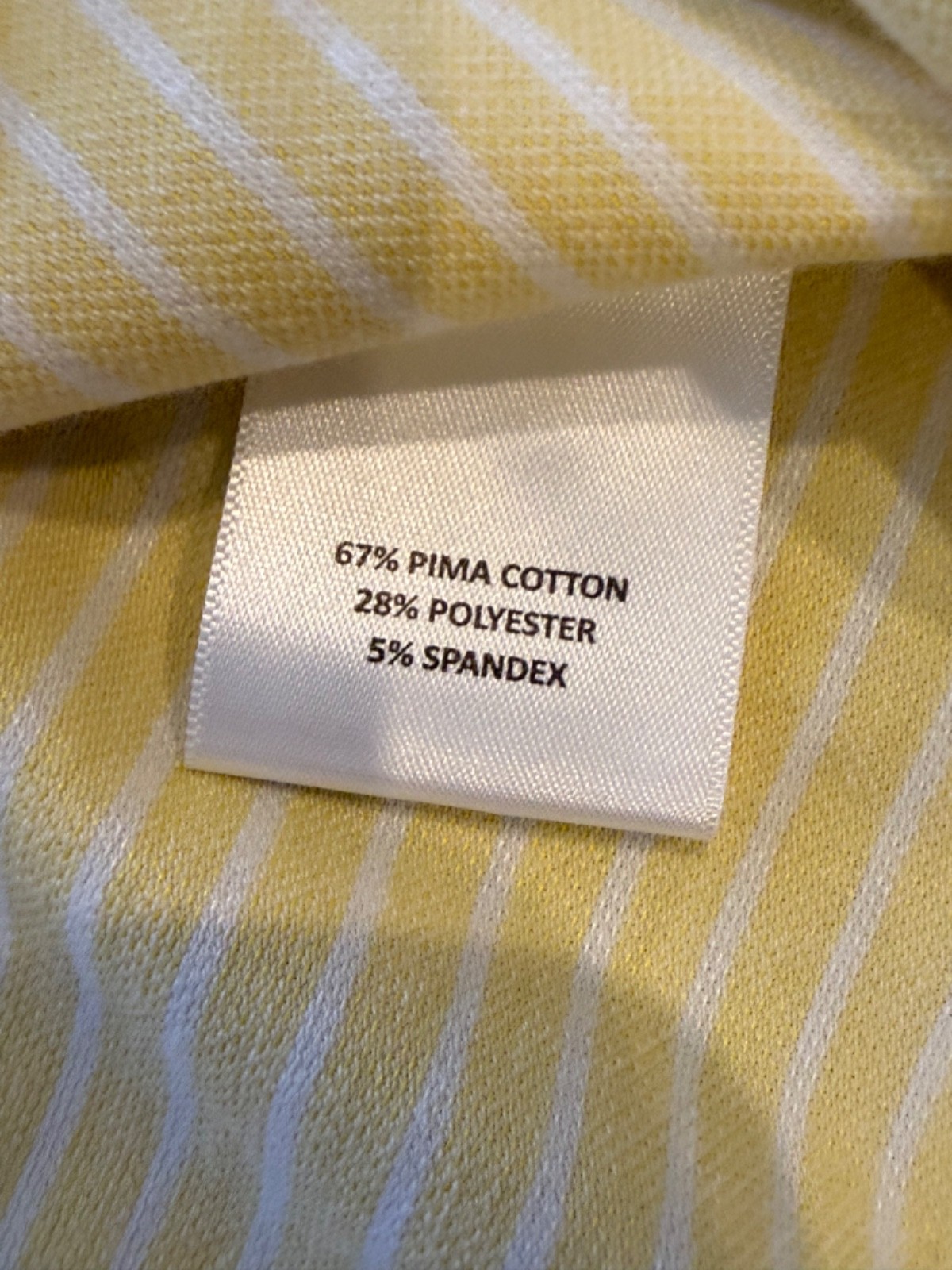 Peter Millar XL Men’s Crenshaw Albatross Stripe Cotton-Blend Polo MSRP $125