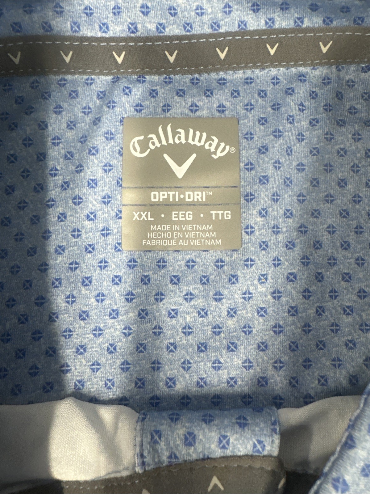 Callaway Apparel Performance Stretch Men’s Polo, Regatta, Size XXL (CGKSF0M2)