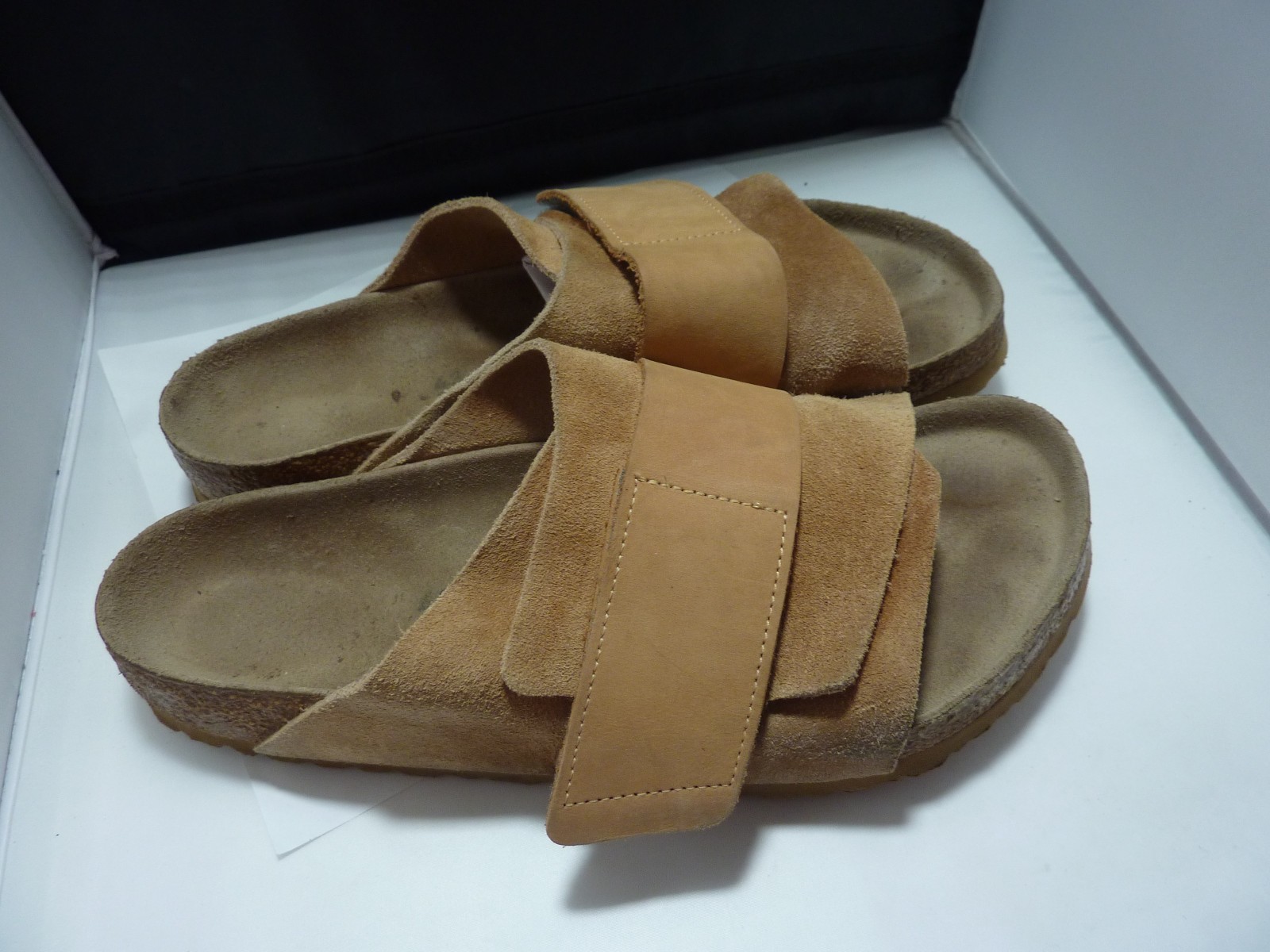 Birkenstock Kyoto Sandals Mens 43 US 10 WHEAT Slide On Made in Germany