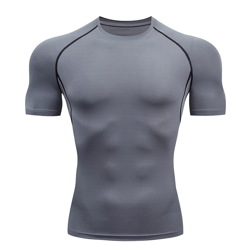 Men’s Running Compression Tshirts Quick Dry Soccer Jersey Fitness Tight Sportswe