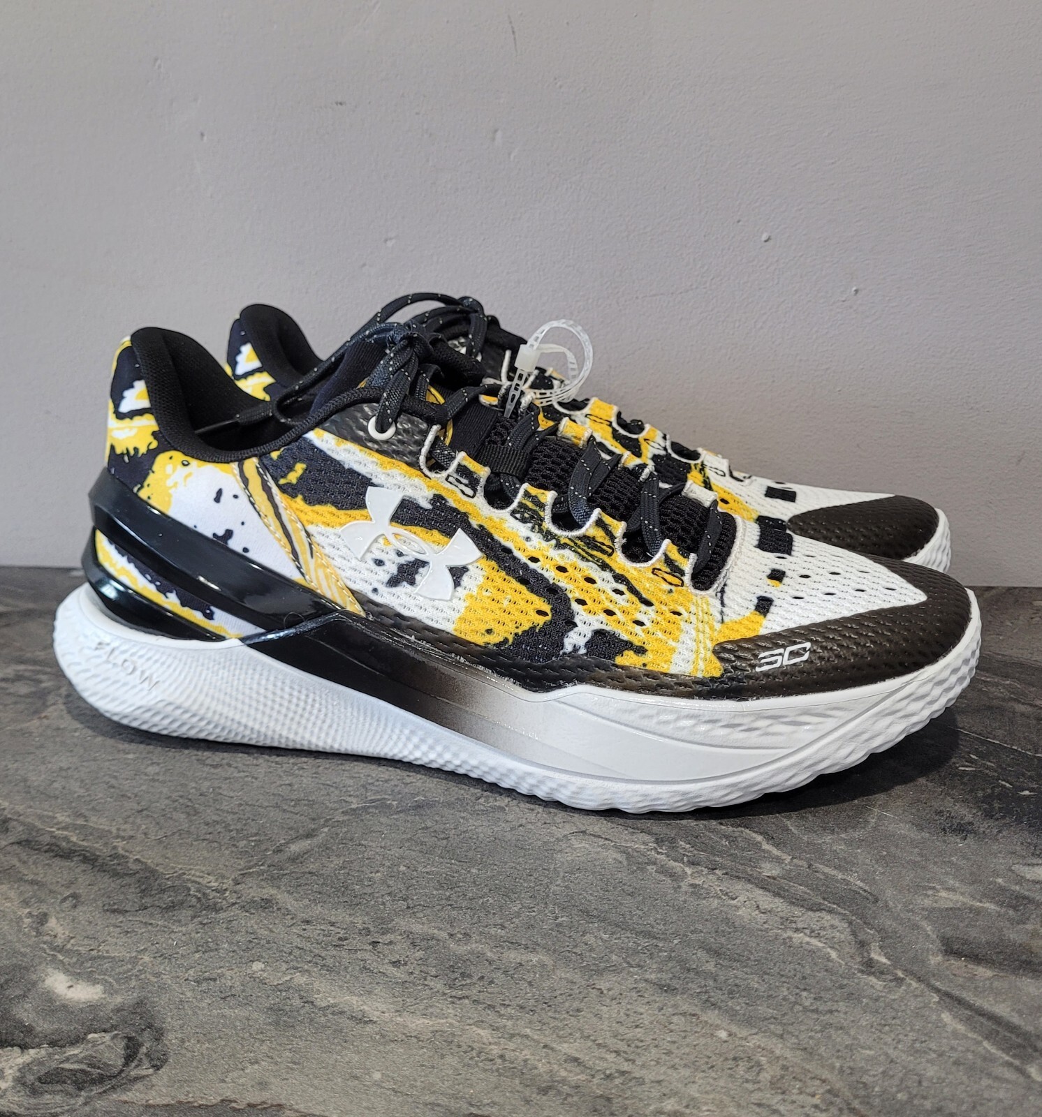 Under Armour Curry 2 Low Flotro “Taxi” Men’s Basketball Shoes Sz 10 3027050-001