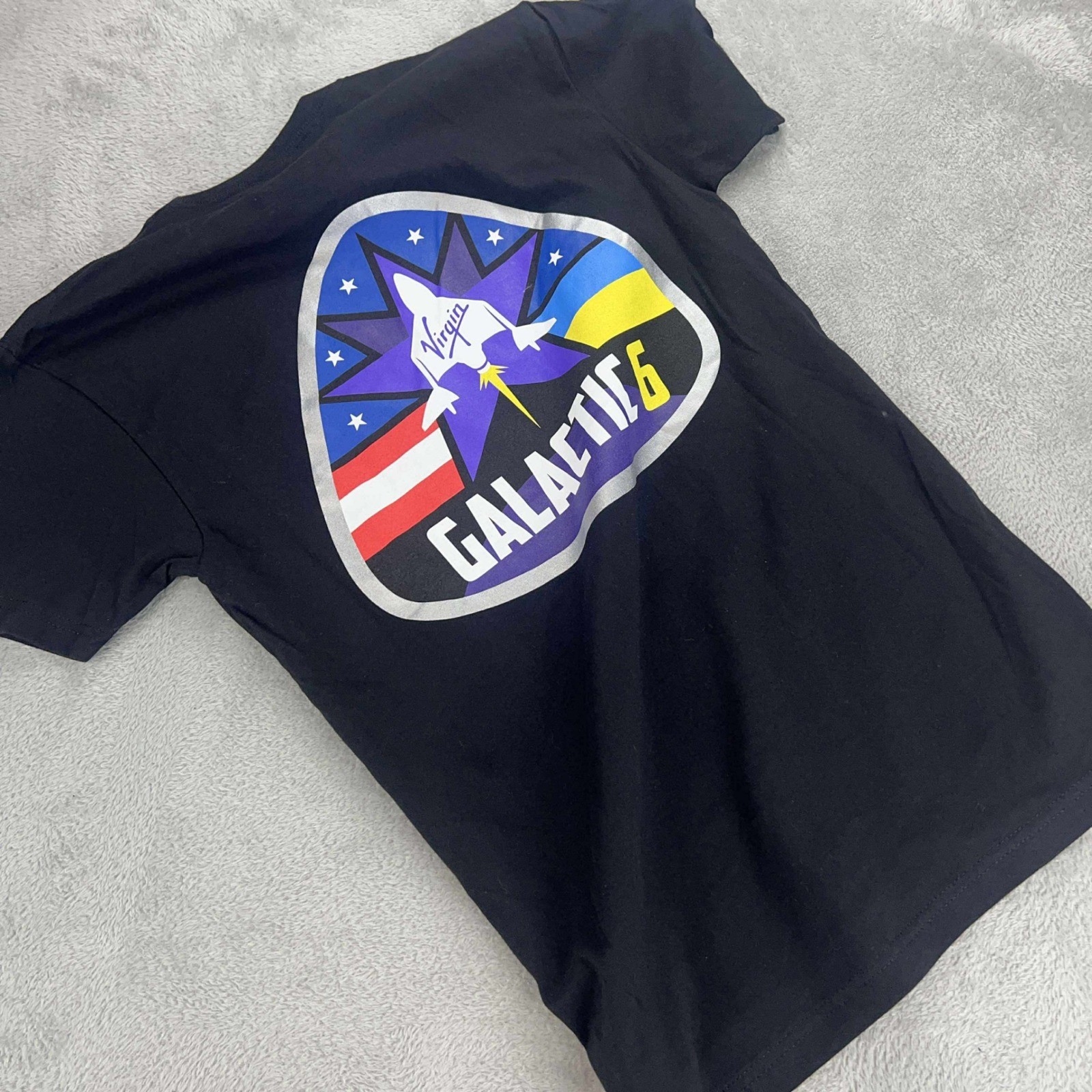 Next Level Apparel Virgin Galactic 6 T-Shirt Space Travel Graphic Small