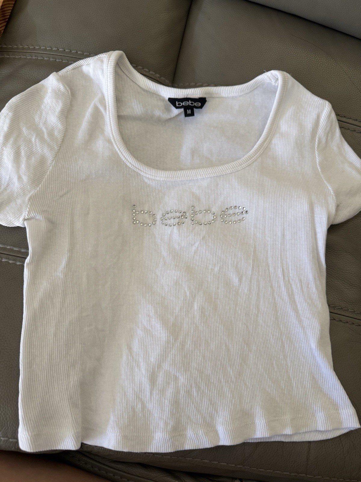 bebe rhinestone top