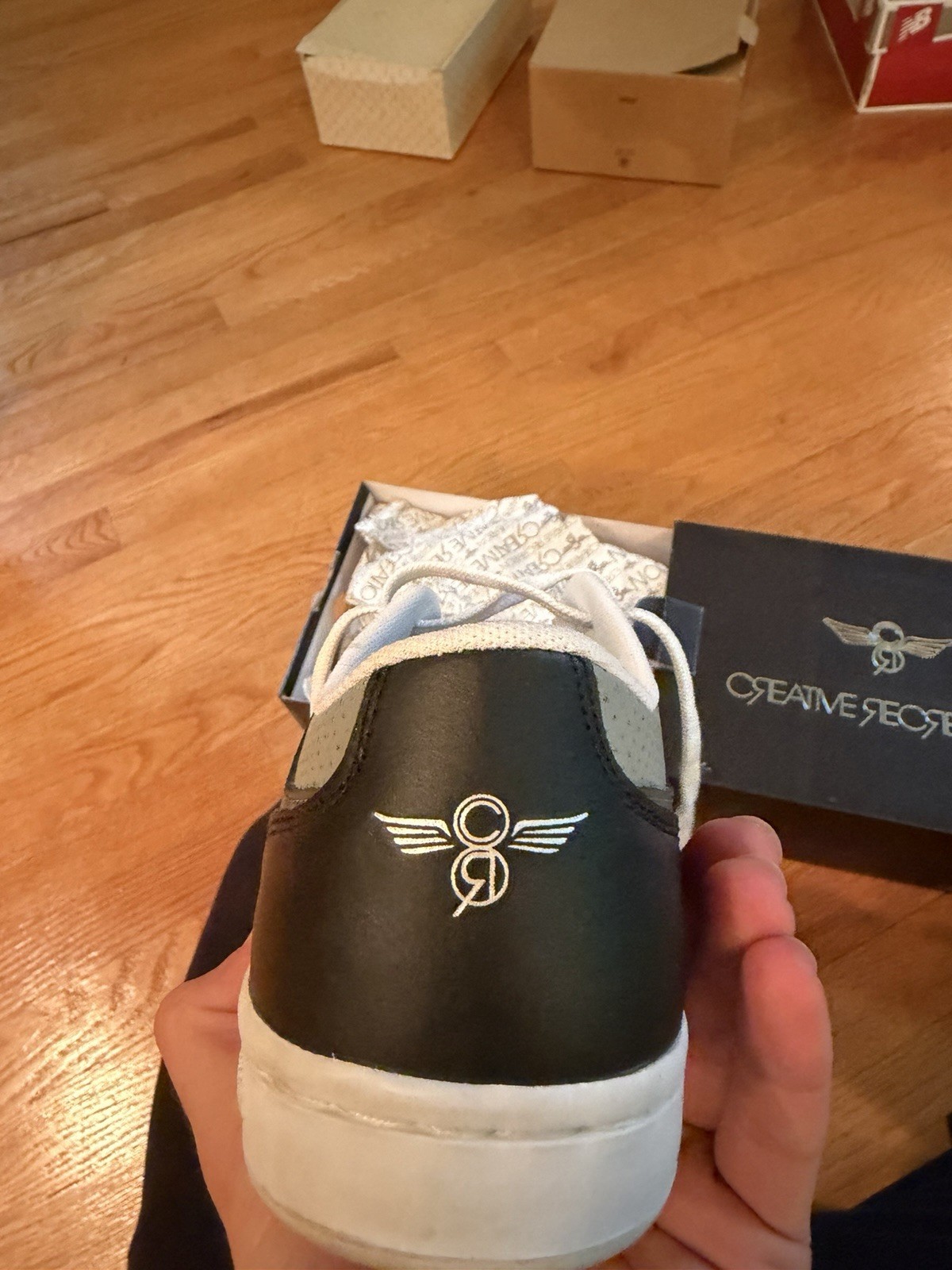Creative Recreation Classic Cesario Lo Sneakers Men’s 8 Black Grey CR4LO-C New