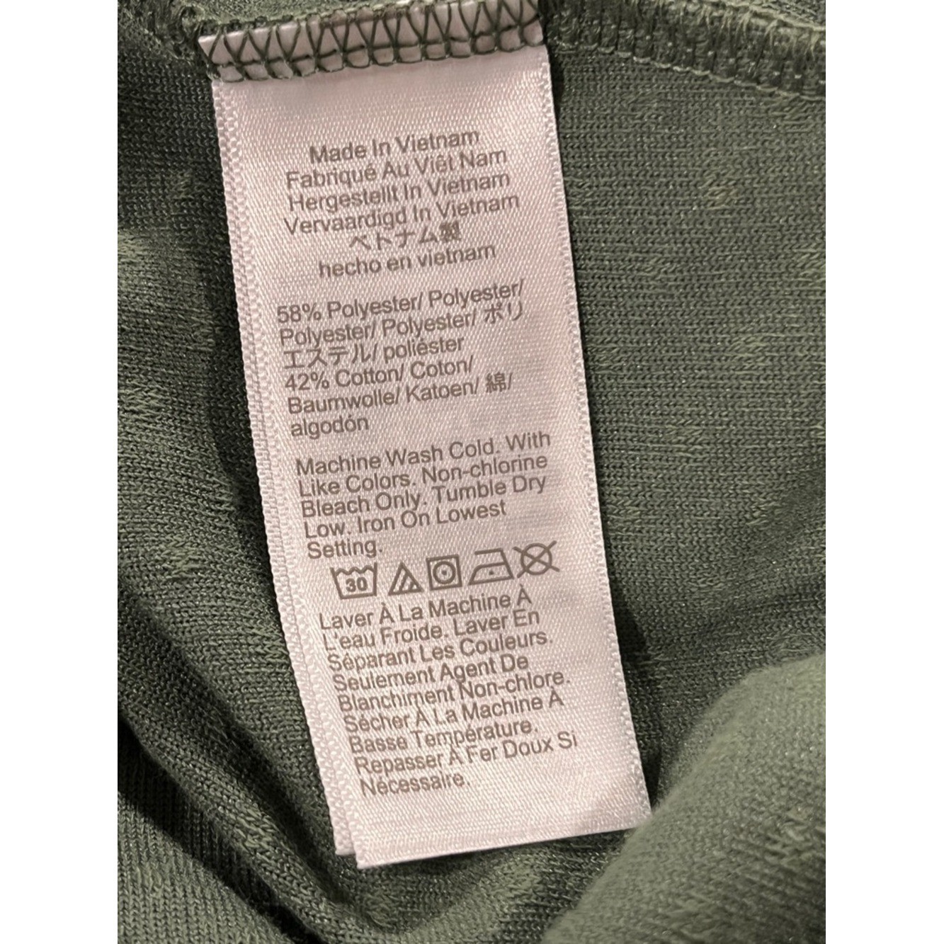 J. Crew Olive Green Textured Tiered puffy short sleeves Midi Dress
