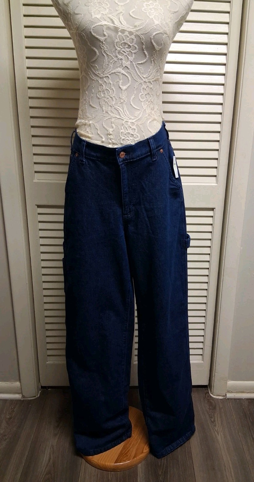 GAP 90s Loose Carpinter Mid Rise Sz30/10 New 99%Cotton 1% Spandex