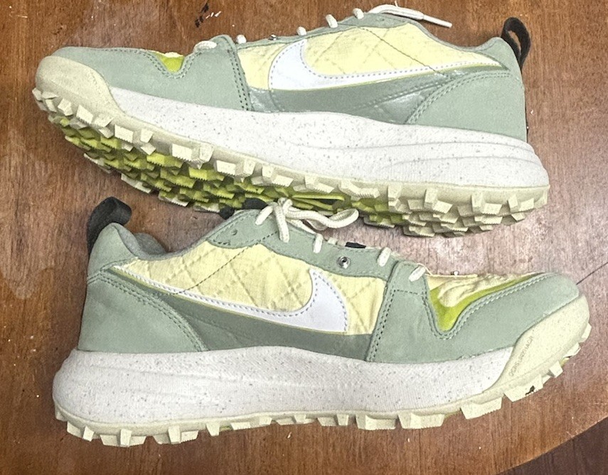 Nike ACG Lowcate Future Movement Oil Green Lemon Chiffon FB9761-300 Size 7M 8.5W