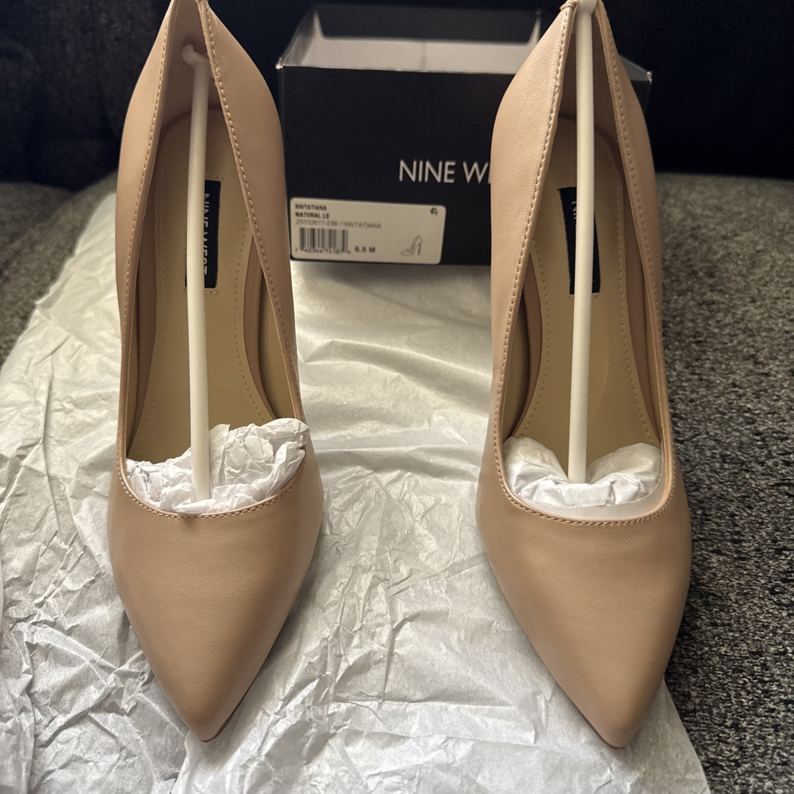 nine west women shoes nwtatiana natural lee Size 6.5 M