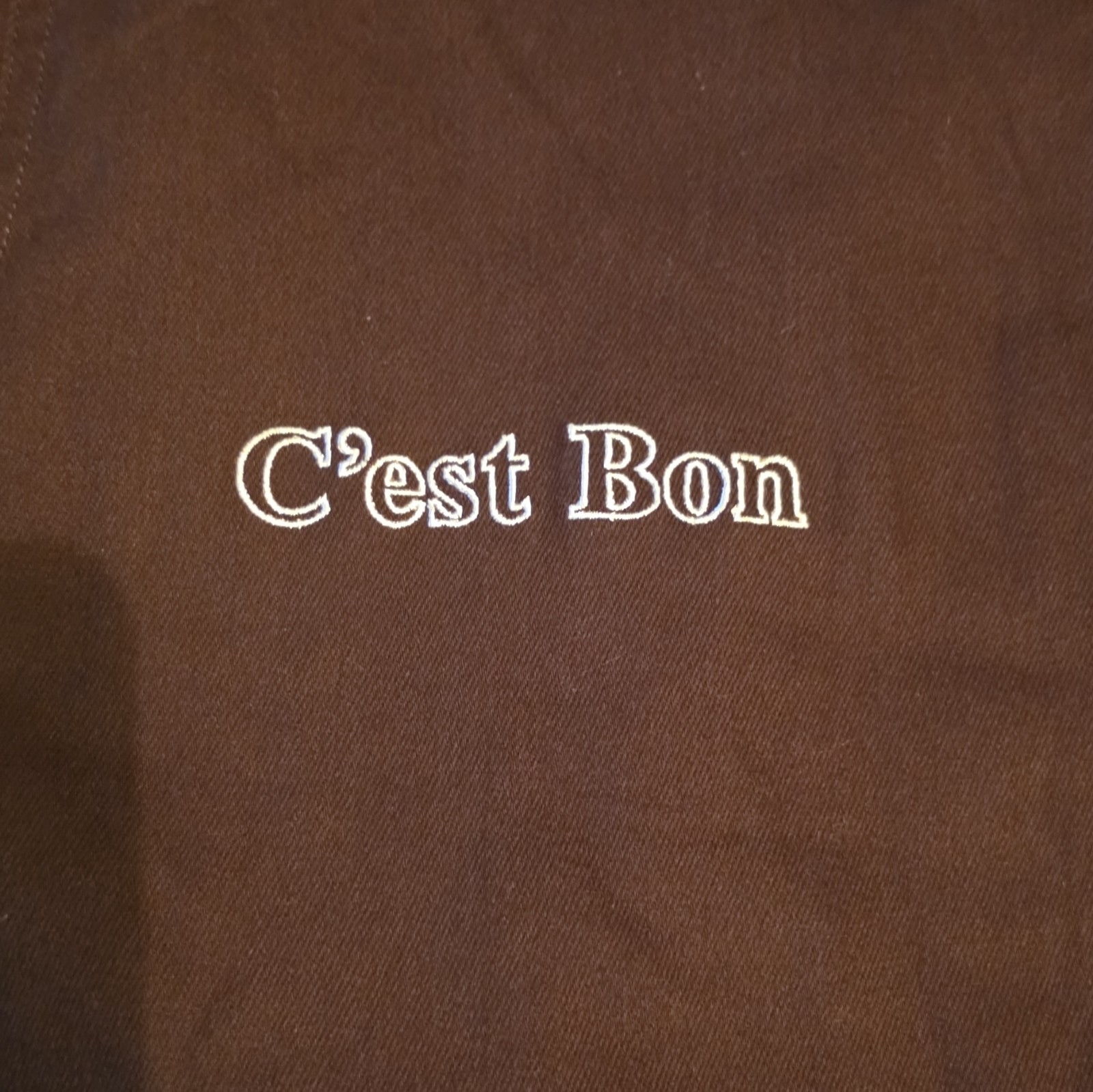C’est Bon Zip-Up Jacket XXL Men’s Brown