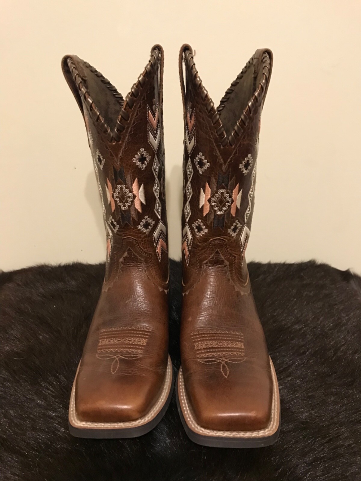Ariat Ladies Round Up Skyler Canyon Tan Boots 10038327