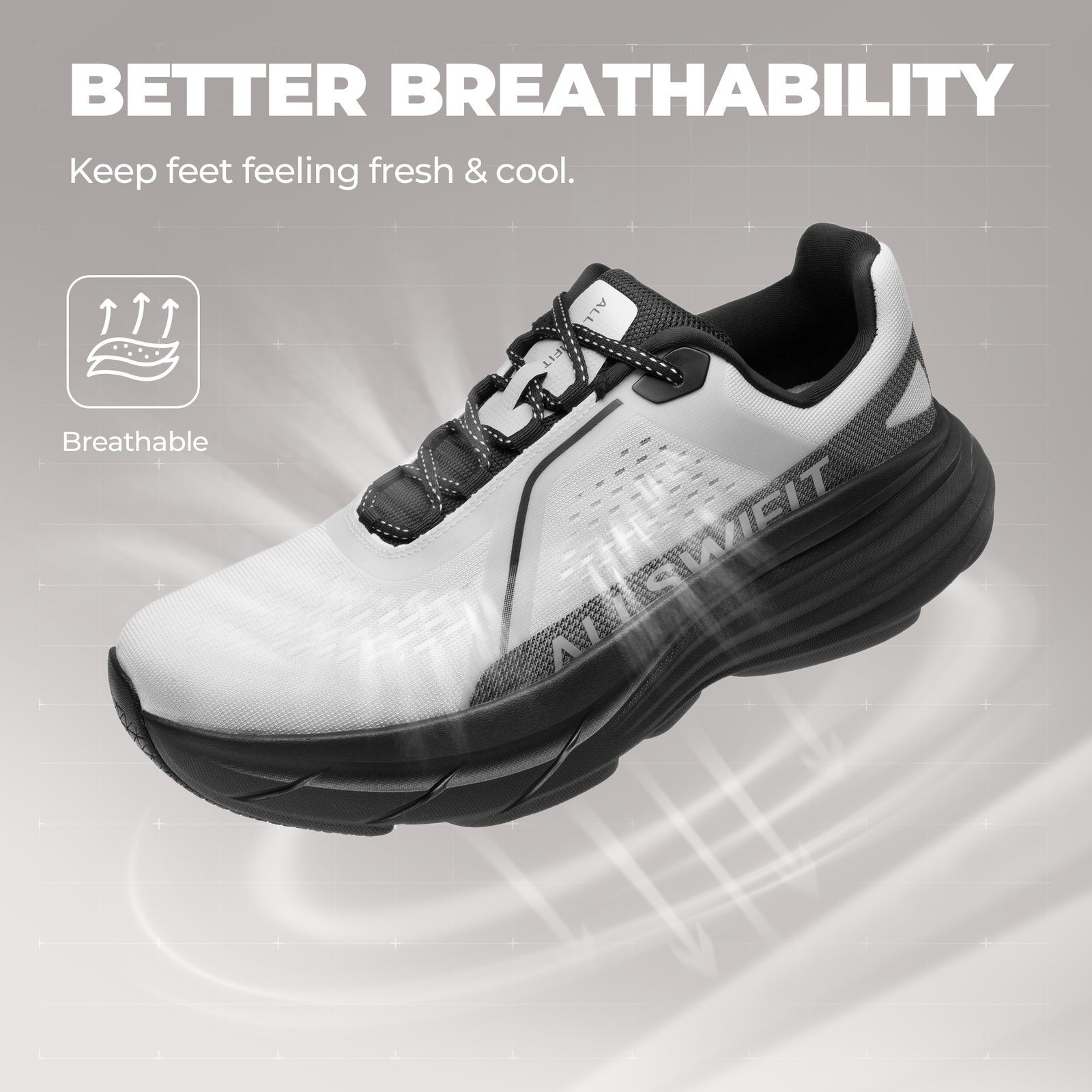 Men’s Walking Shoes Lightweight Running Non-Slip Athletic Fashion Sneakers