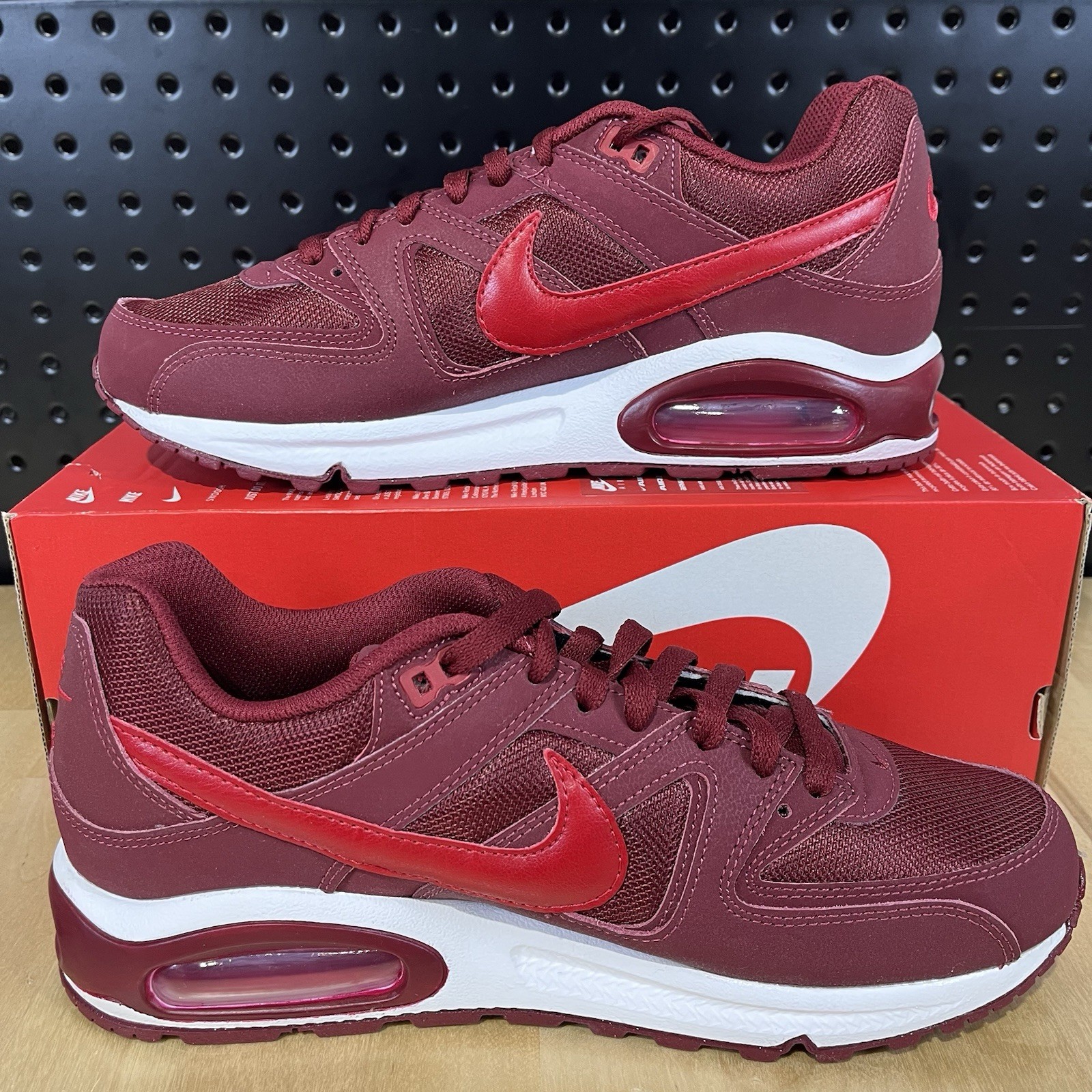 Nike Air Max Command Team Red Sneakers Retro 629993-661 Men’s Sneakers NEW