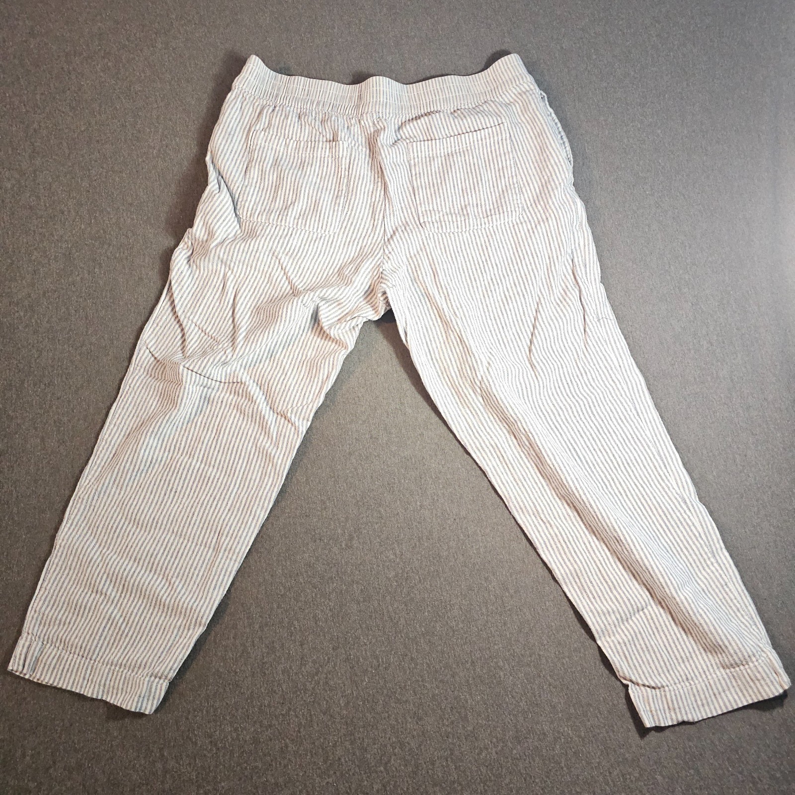 Old Navy High Waisted Linen Blend Straight Leg Pants Women’s Large