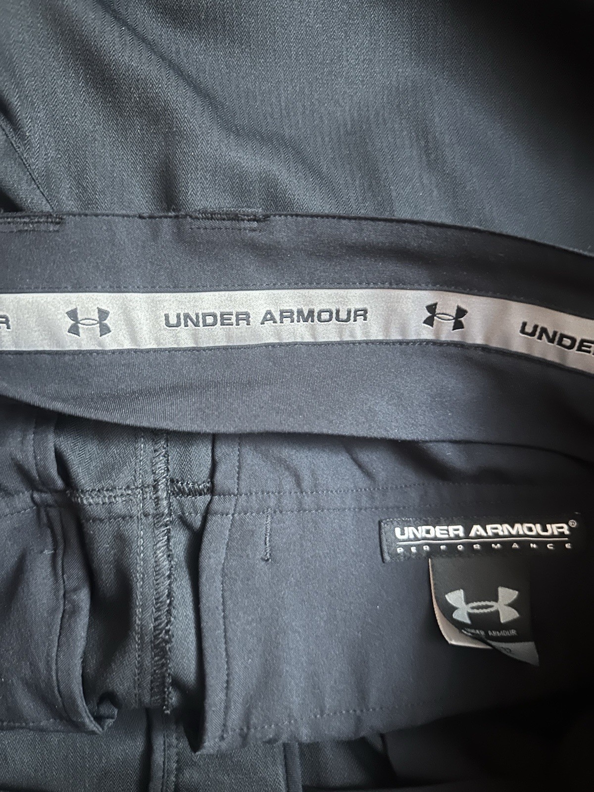 Under Armour Golf Pants Mens Sz 36×32 Black