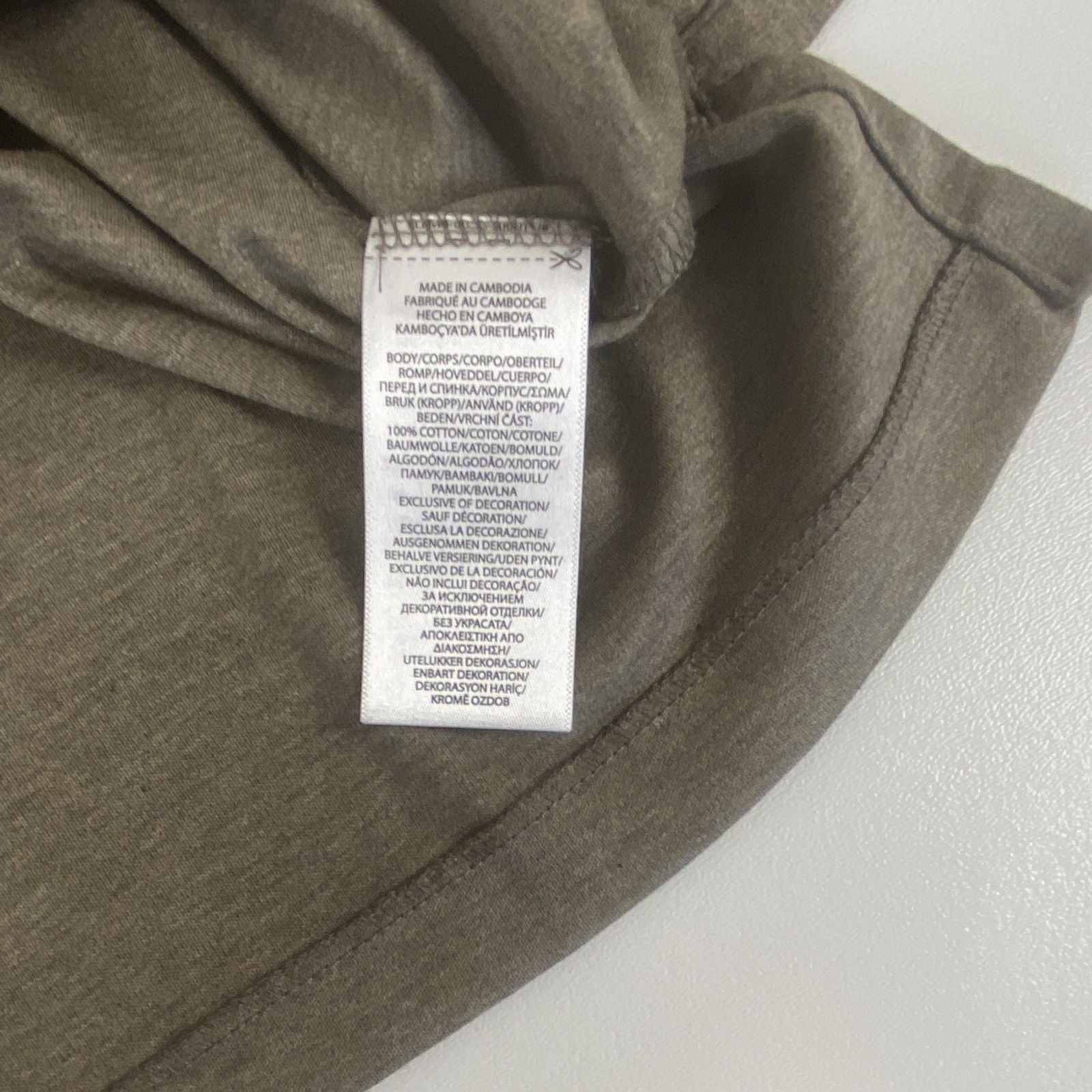 Polo Ralph Lauren Men’s L Brown Solid Cotton custom slim fit Polo Emb Log Button