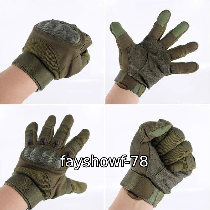 Russian Special Forces Tactical Outdoor Wear-resisting Carbon Fiber Gloves 1Pair