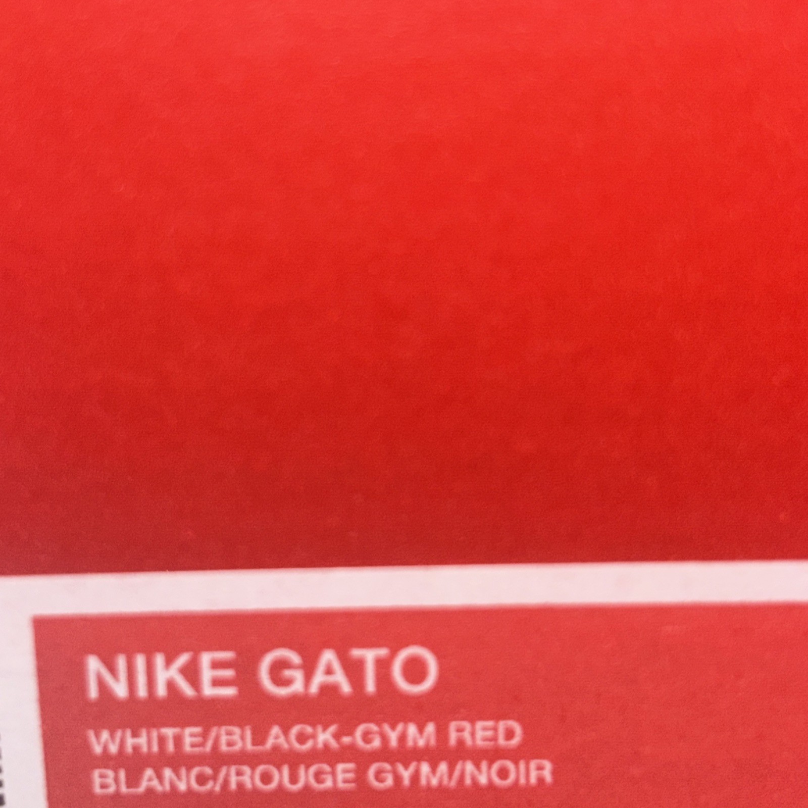 NEW Men’s (CHOOSE SZ) NIKE Gato Shoes IB8509-100 WHITE / BLACK / GYM RED CHICAGO