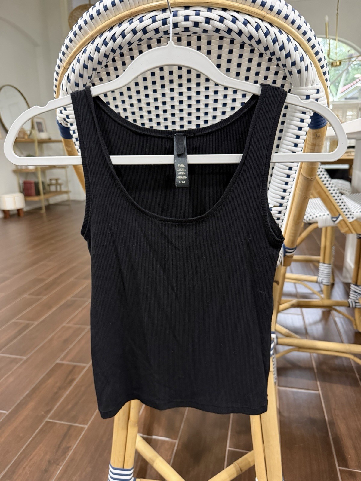 SKIMS Soft Lounge Tank in Onyx women’s size large