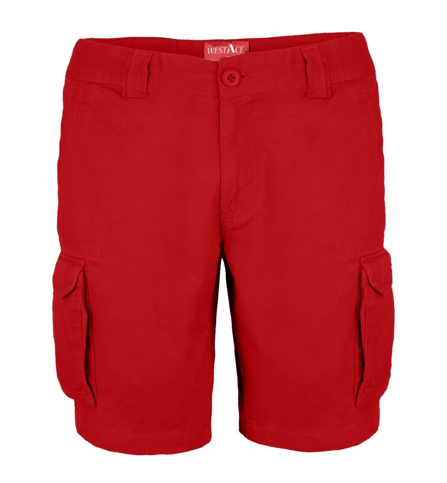 Mens Cargo Shorts Combat westAce Chino Half Pants 100% Cotton Work Wear Casual