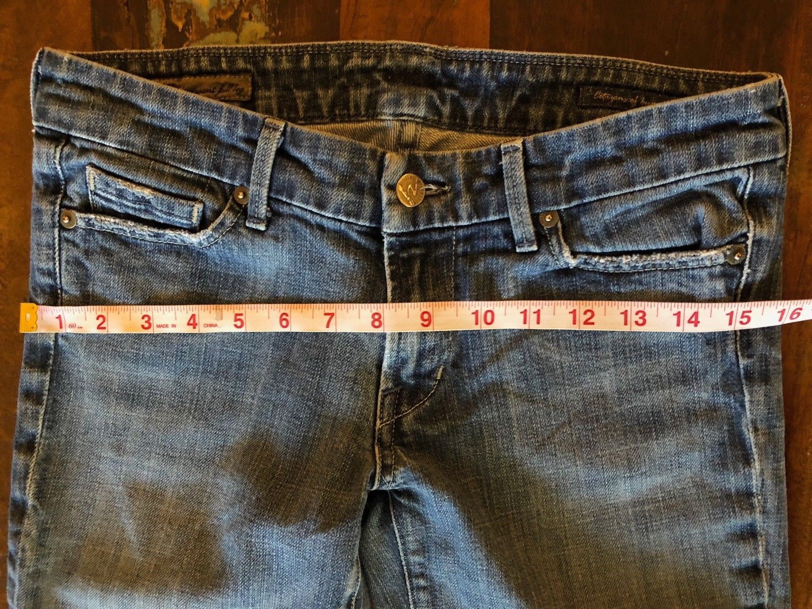 Citizen’s Of Humanity Faye #003 Stretch Low Waist Full Leg Distressed 28×30