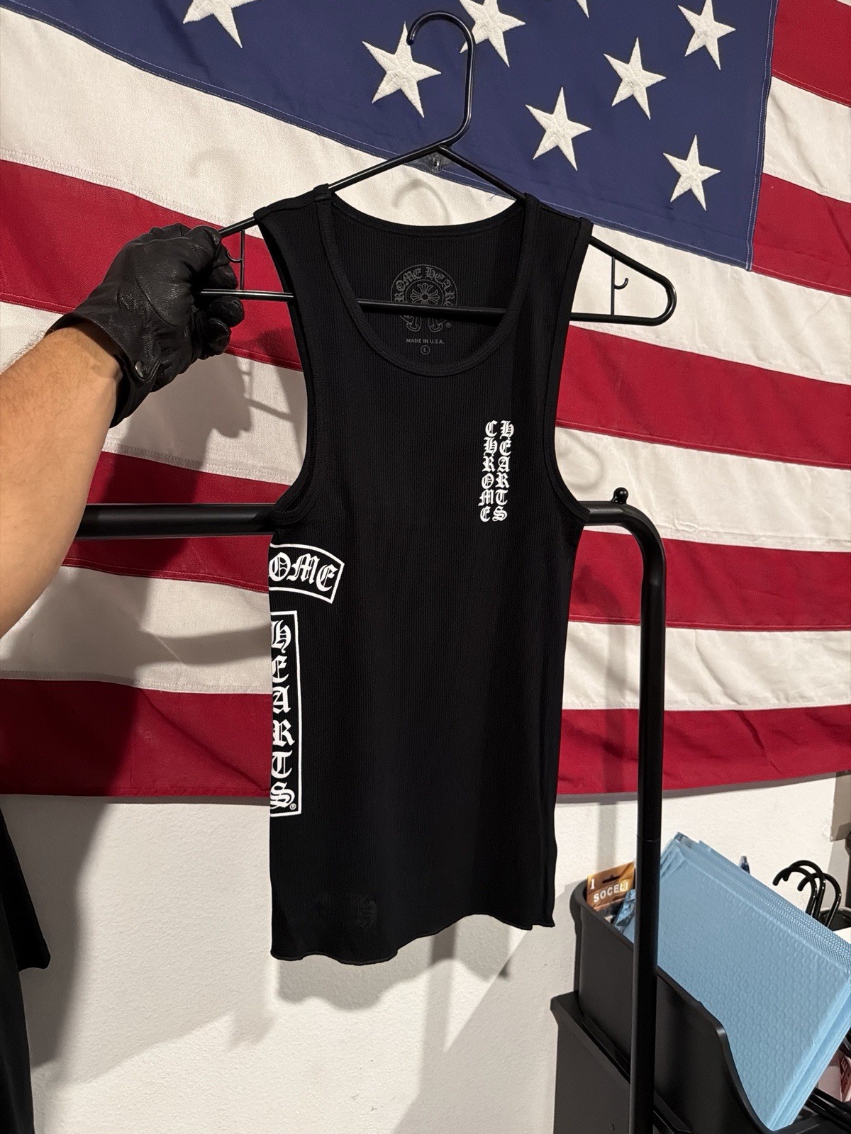Chrome Hearts Tank Top Black Size Large