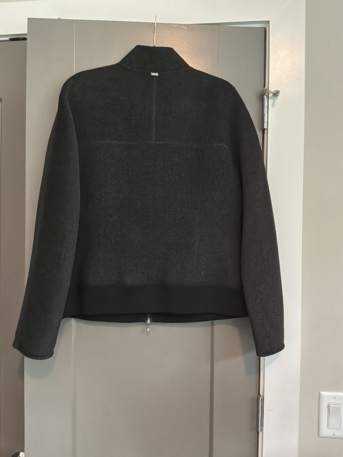 St. John Women’s Gray Full Zip Jacket Long Sleeve Short Length Size 14 R629472